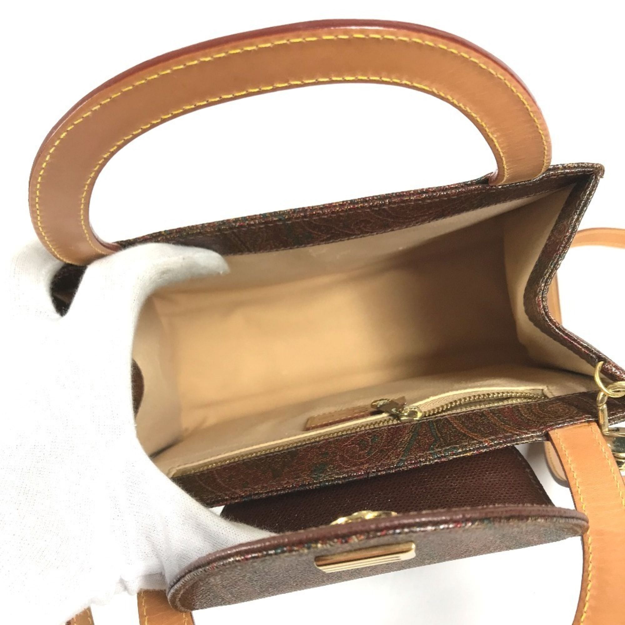 Leather Handbag Shoulder Bag (Pre-Owned) - Etro - Modalova