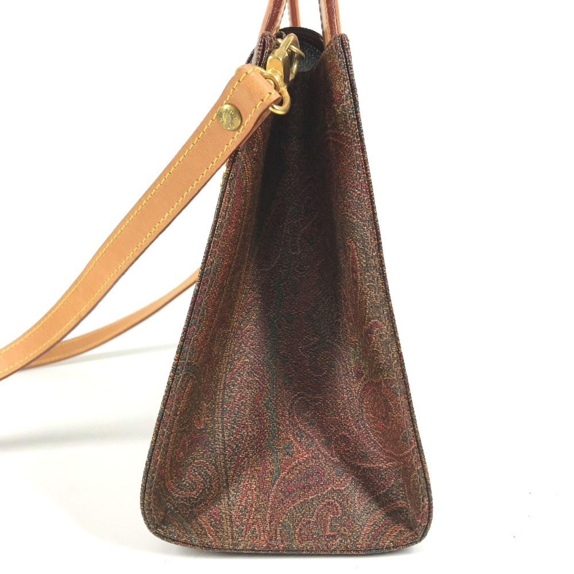 Leather Handbag Shoulder Bag (Pre-Owned) - Etro - Modalova