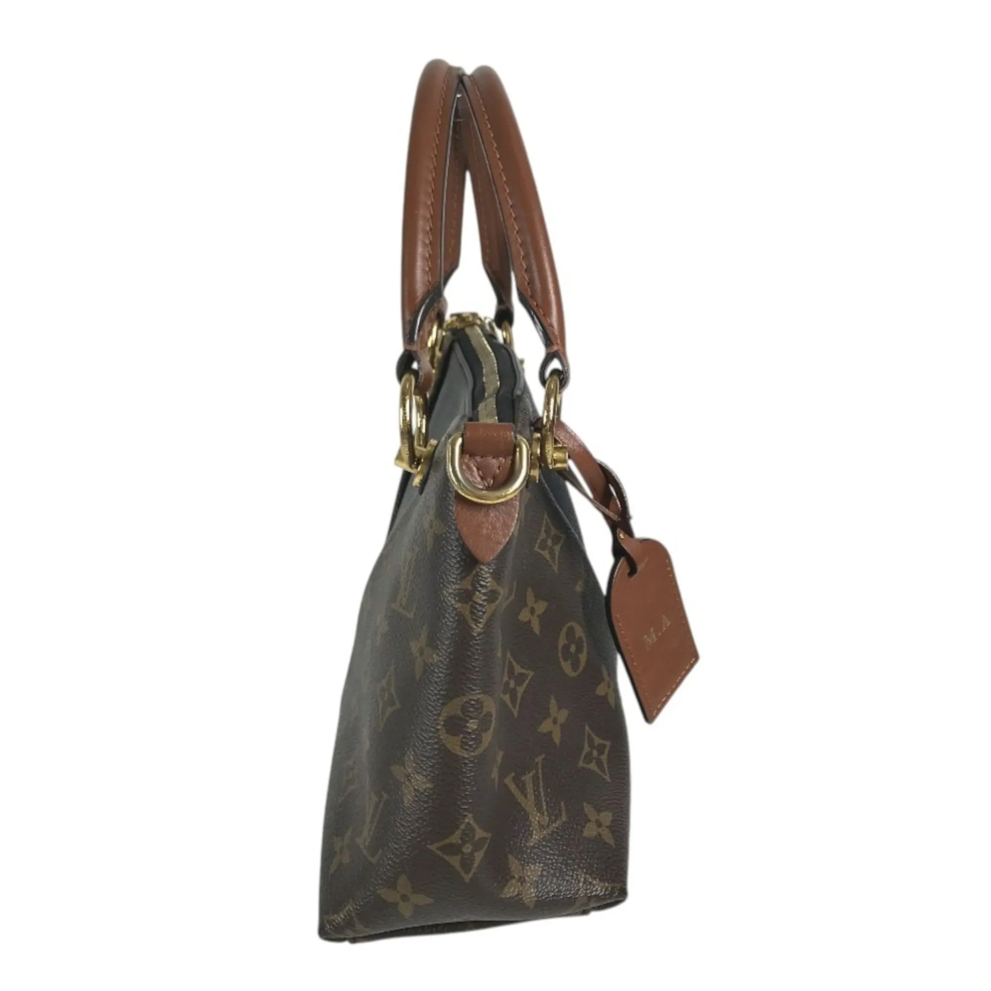 Monogram Leather Handbag Shoulder Bag Tote Bag (Pre-Owned) - Louis Vuitton - Modalova