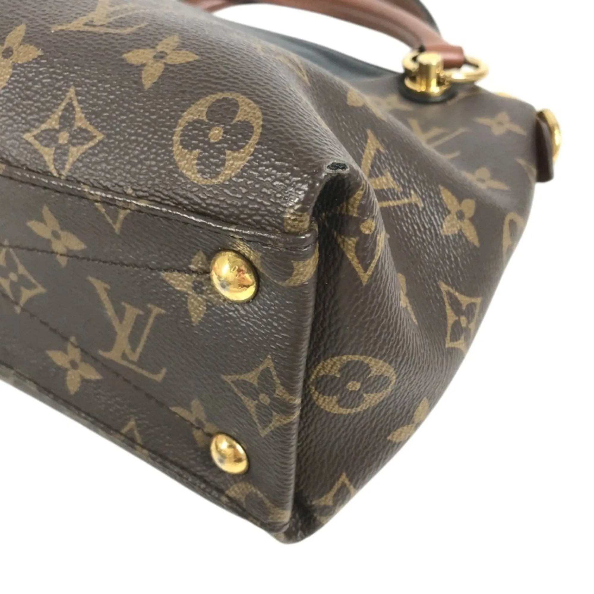 Monogram Leather Handbag Shoulder Bag Tote Bag (Pre-Owned) - Louis Vuitton - Modalova