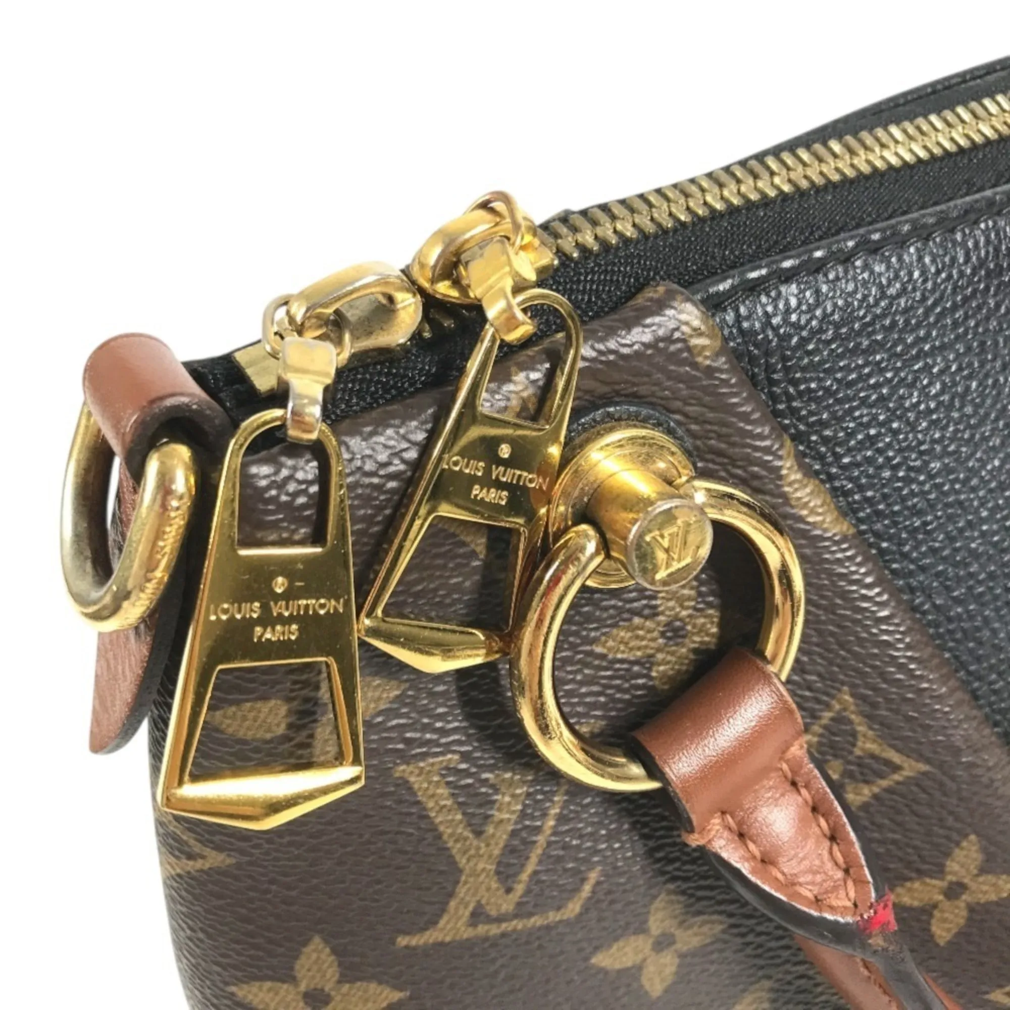 Monogram Leather Handbag Shoulder Bag Tote Bag (Pre-Owned) - Louis Vuitton - Modalova