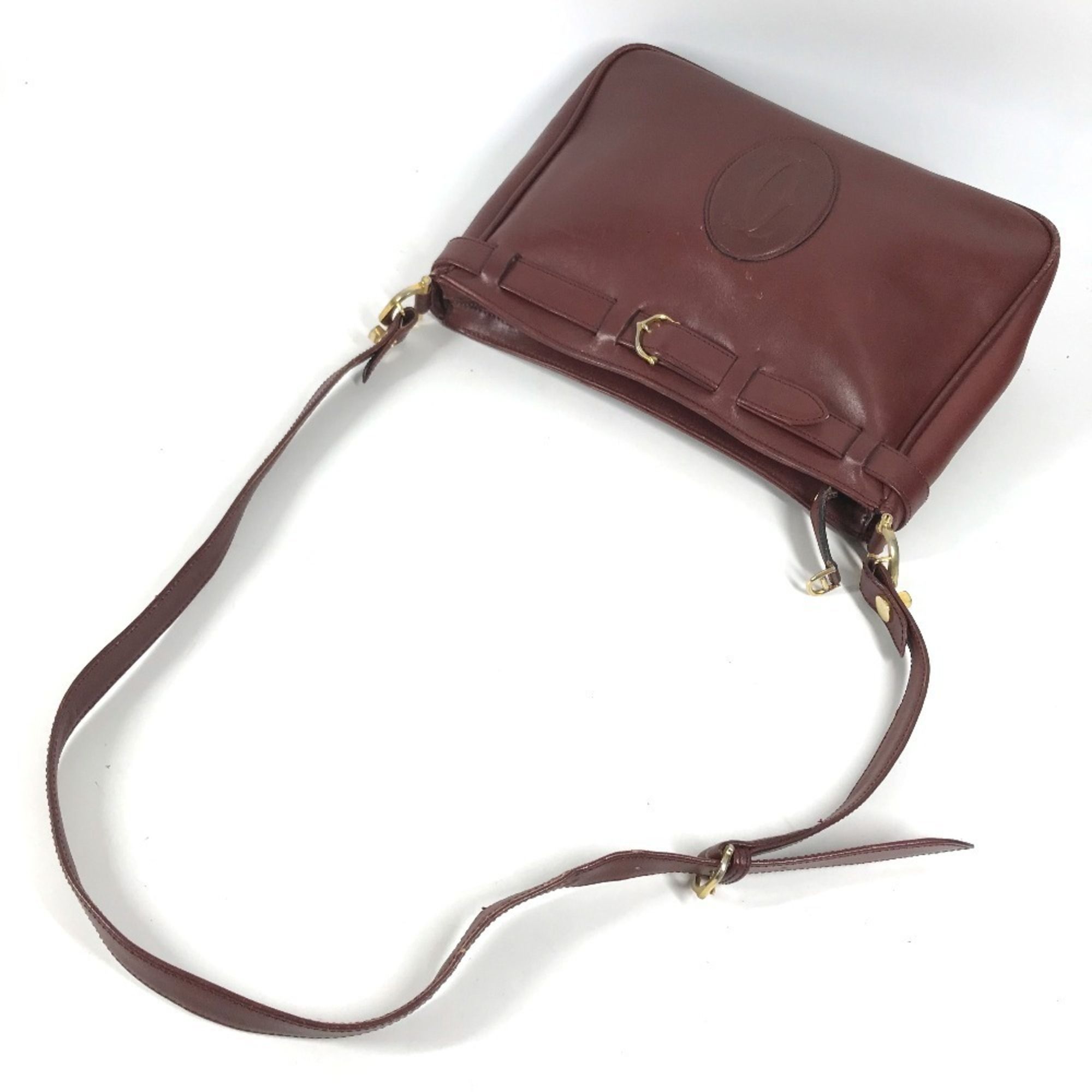 Leather Shoulder Bag (Pre-Owned) - Cartier - Modalova