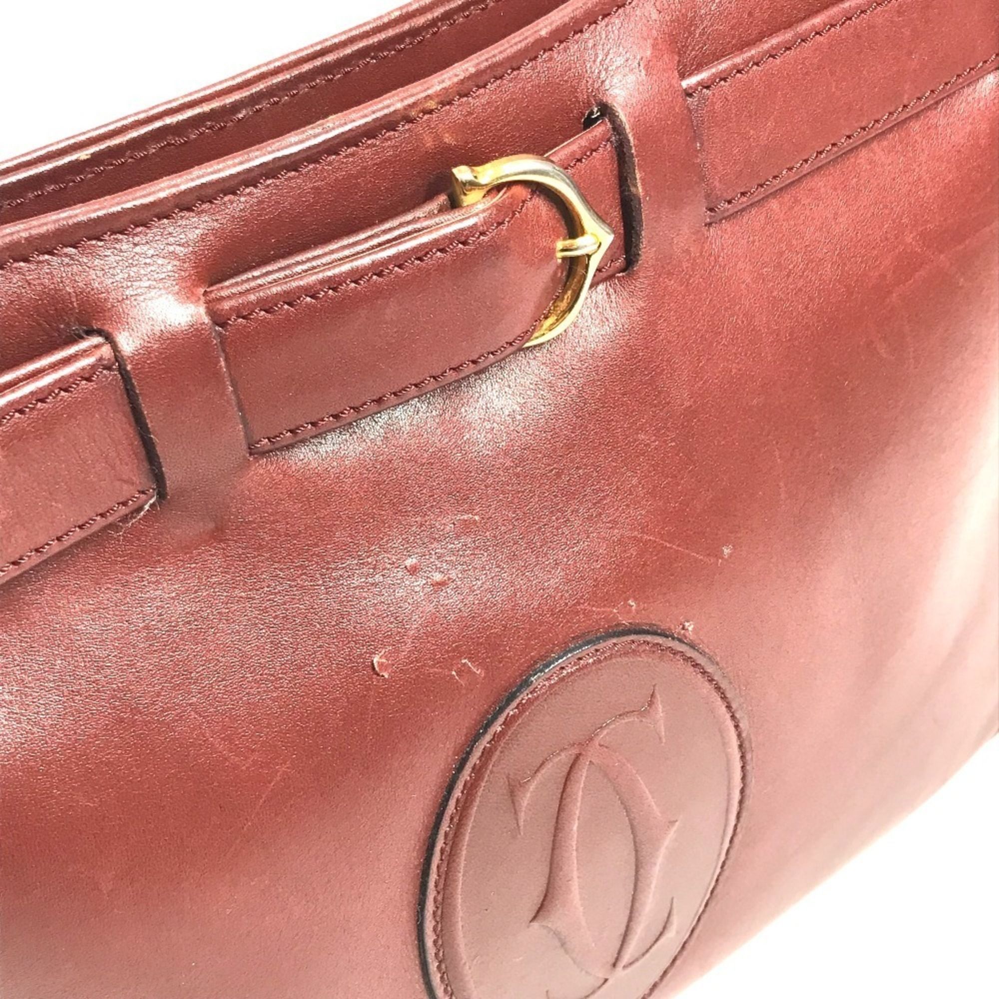 Leather Shoulder Bag (Pre-Owned) - Cartier - Modalova