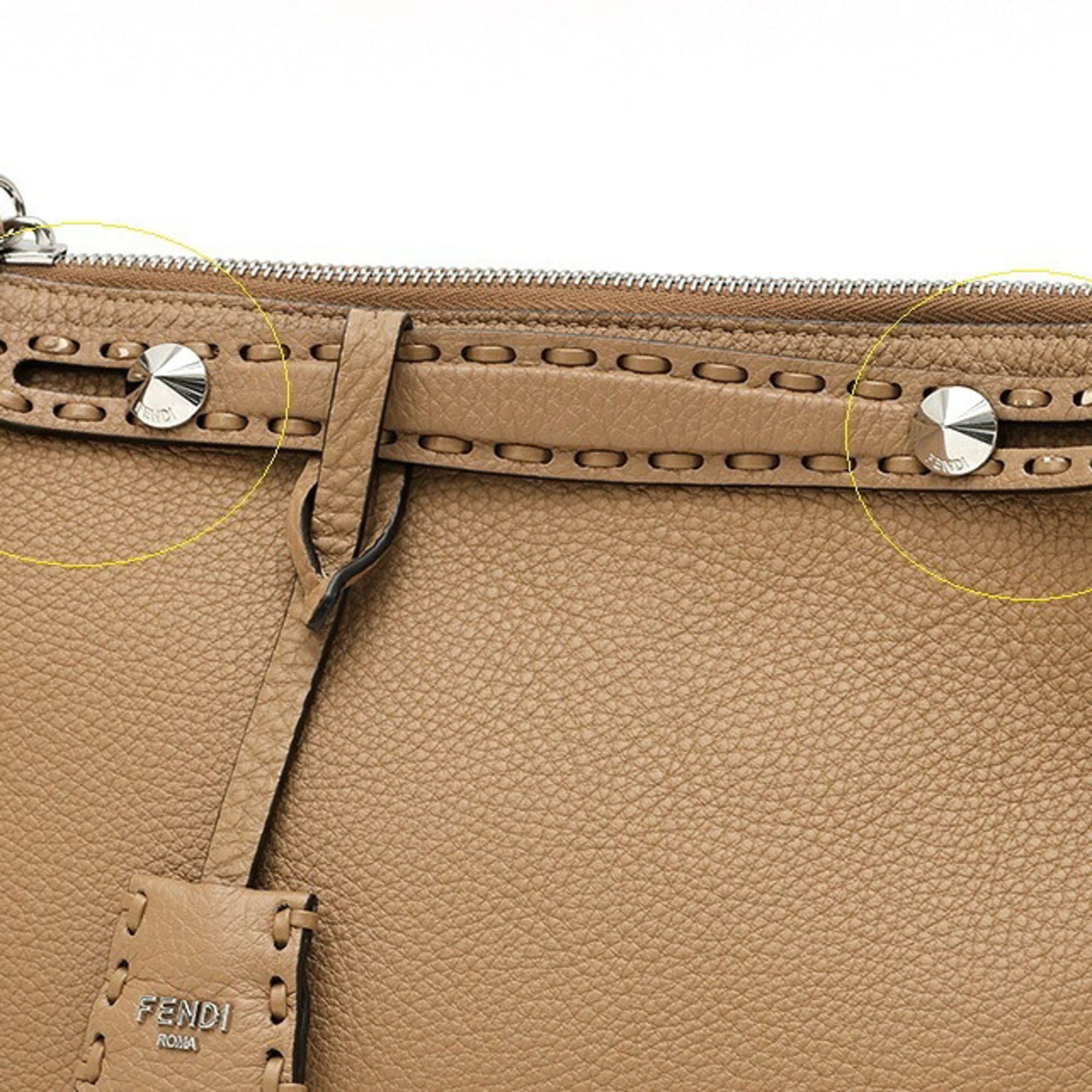 Leather Shoulder Bag (Pre-Owned) - Fendi - Modalova