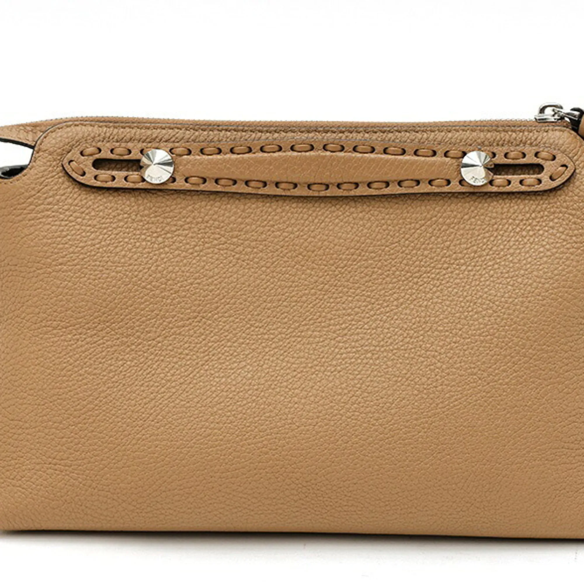 Leather Shoulder Bag (Pre-Owned) - Fendi - Modalova