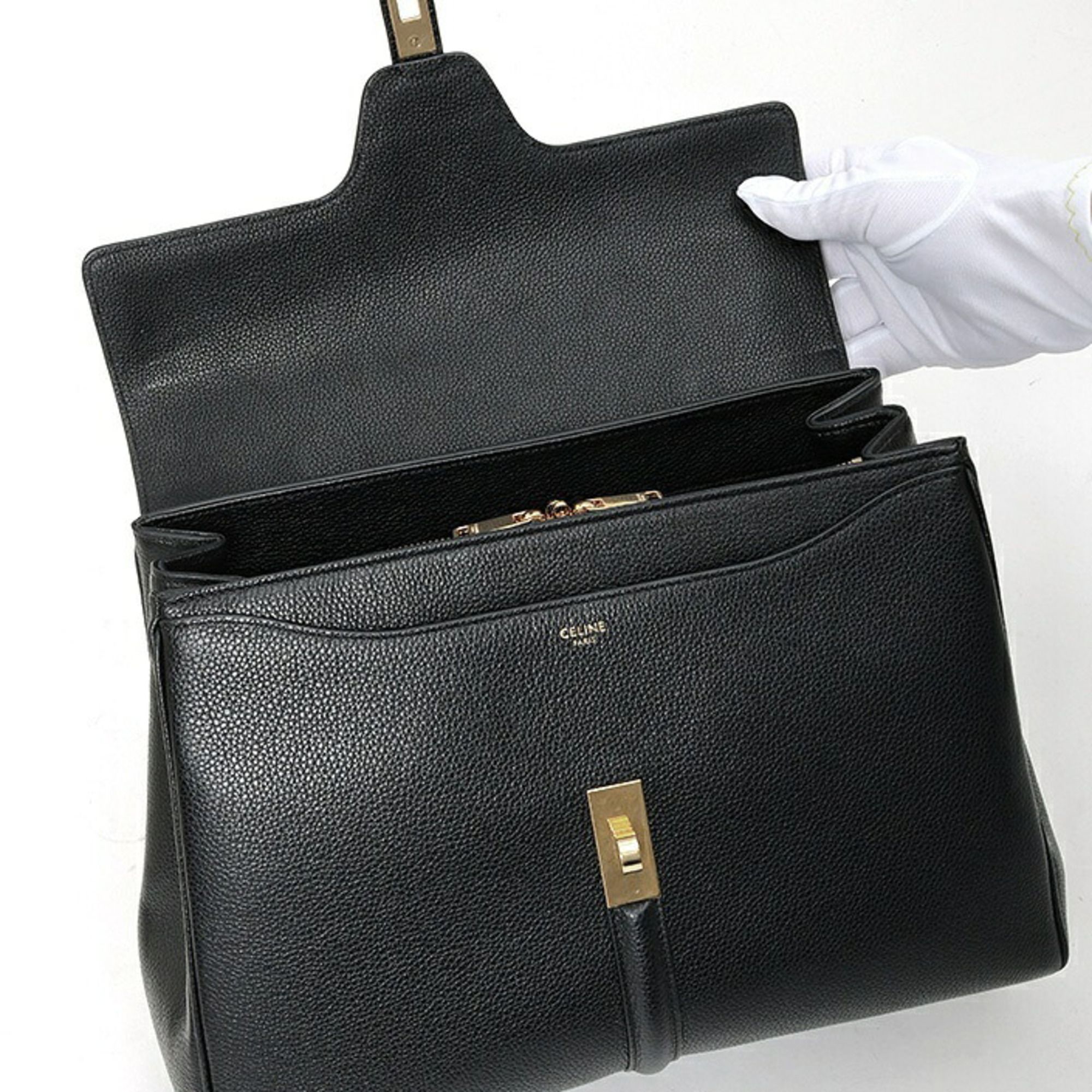 Celine Black Leather (Pre-Owned) - Celine - Modalova