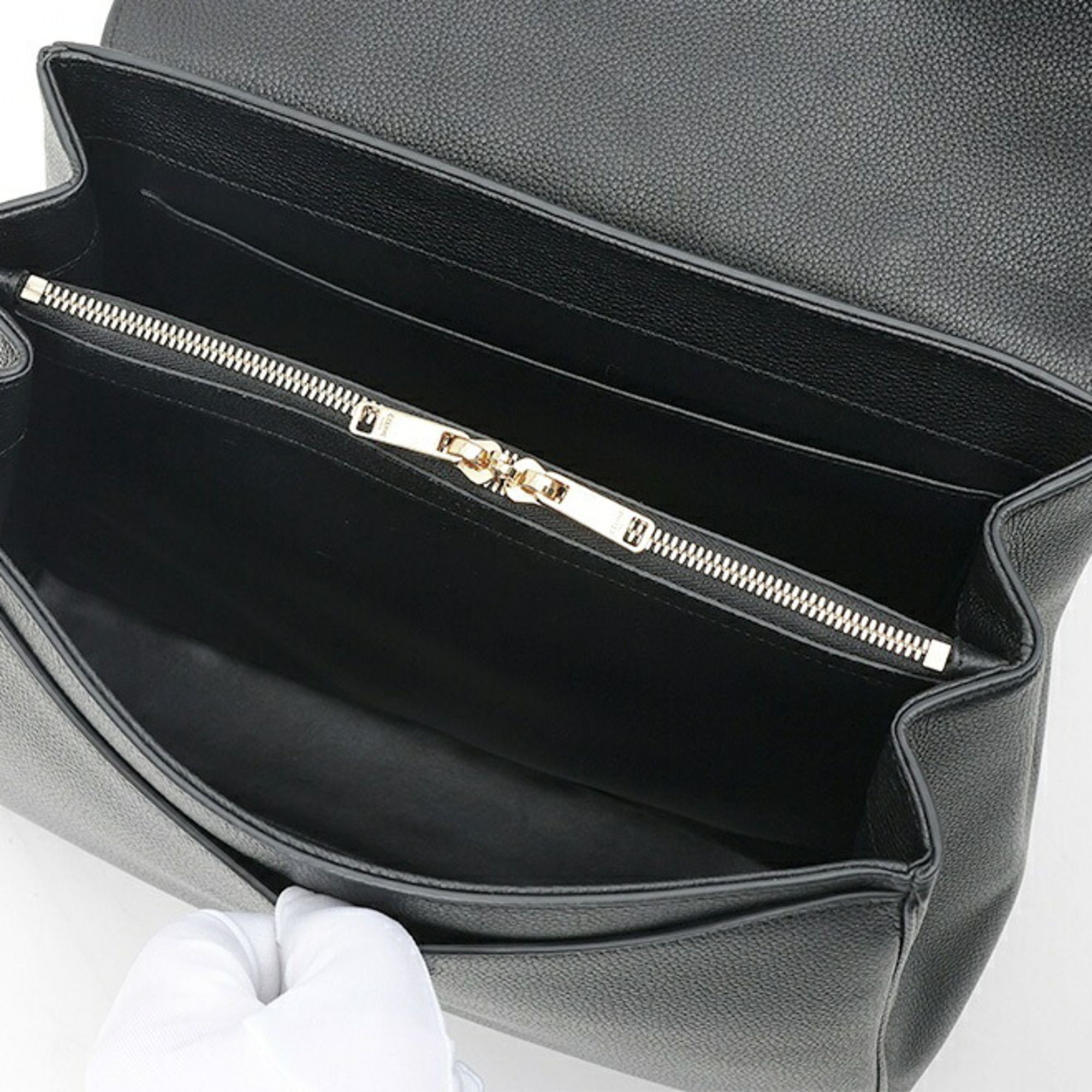 Celine Black Leather (Pre-Owned) - Celine - Modalova