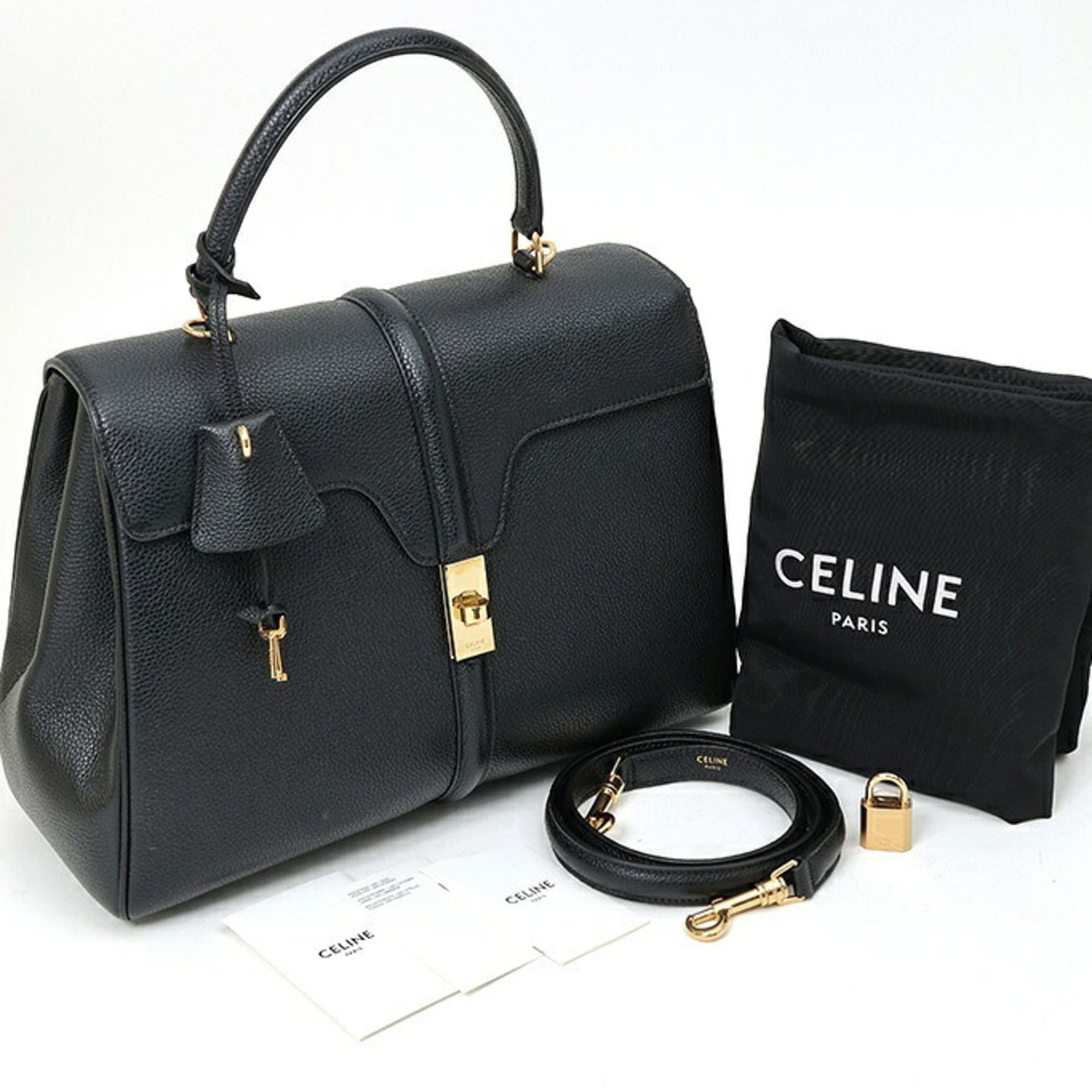 Celine Black Leather (Pre-Owned) - Celine - Modalova