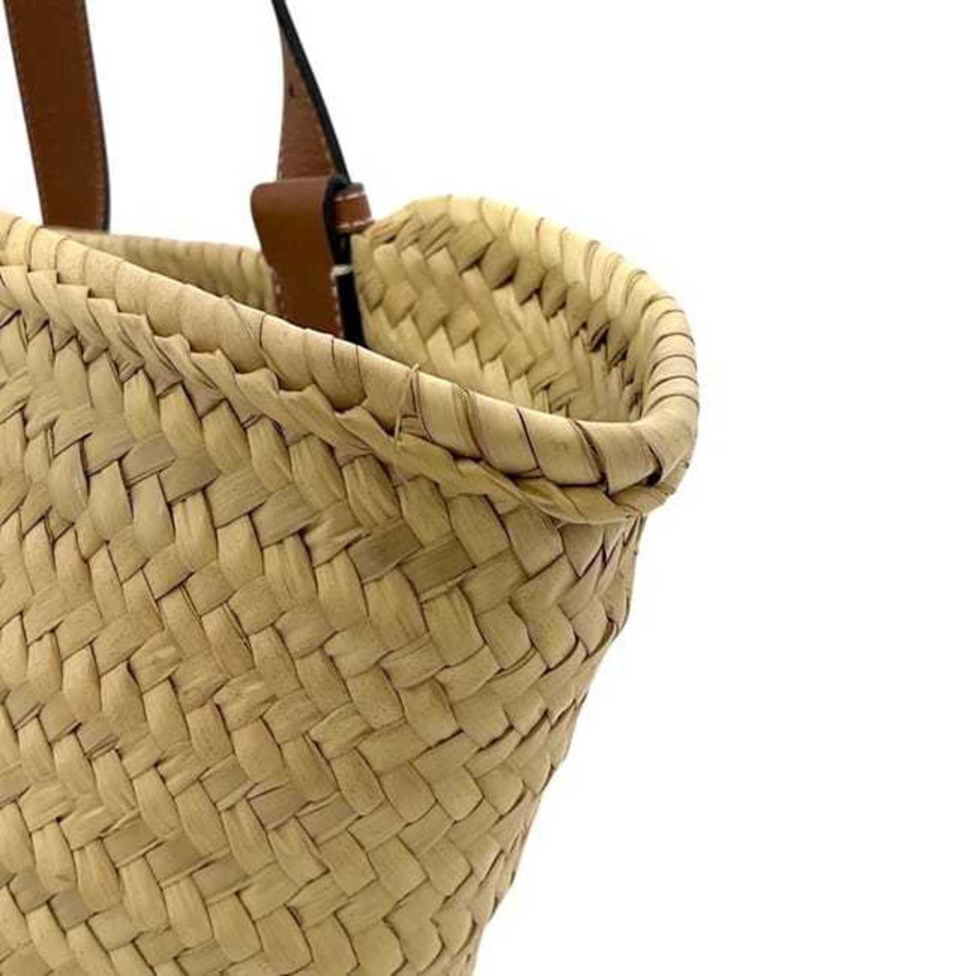 Raffia Leather Handbag (Pre-Owned) - Loewe - Modalova