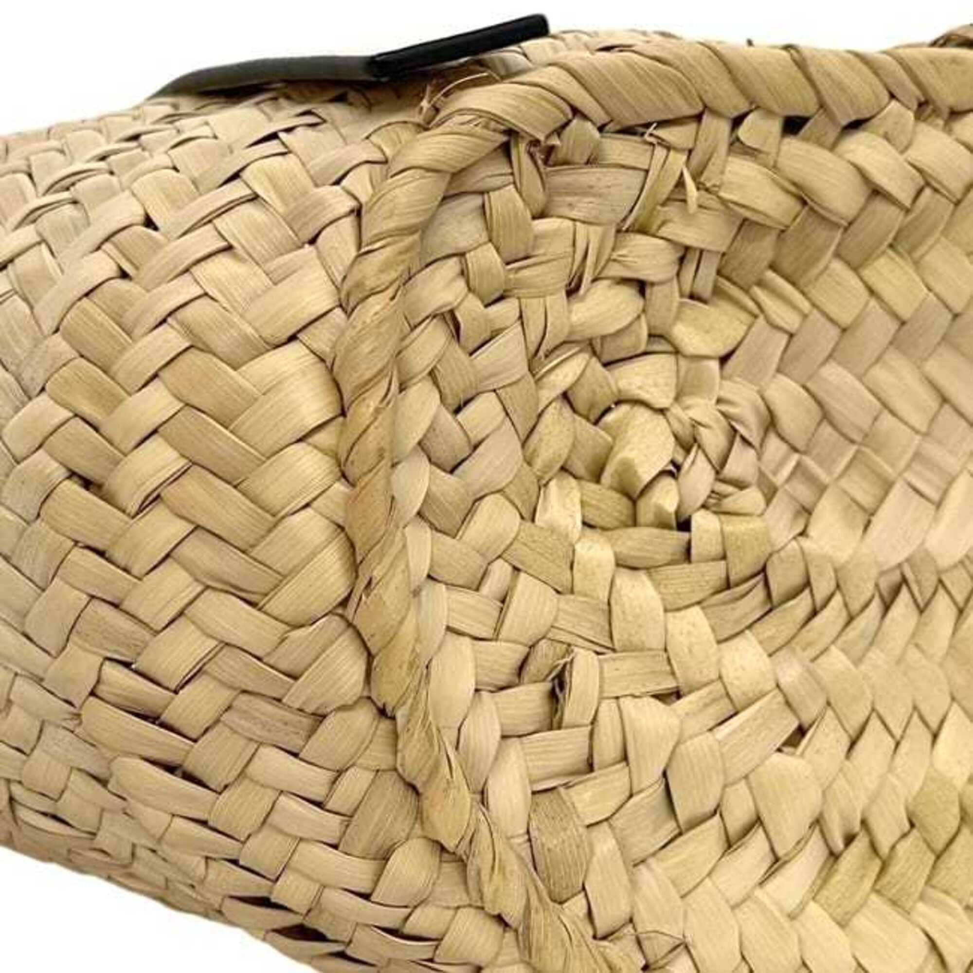 Raffia Leather Handbag (Pre-Owned) - Loewe - Modalova