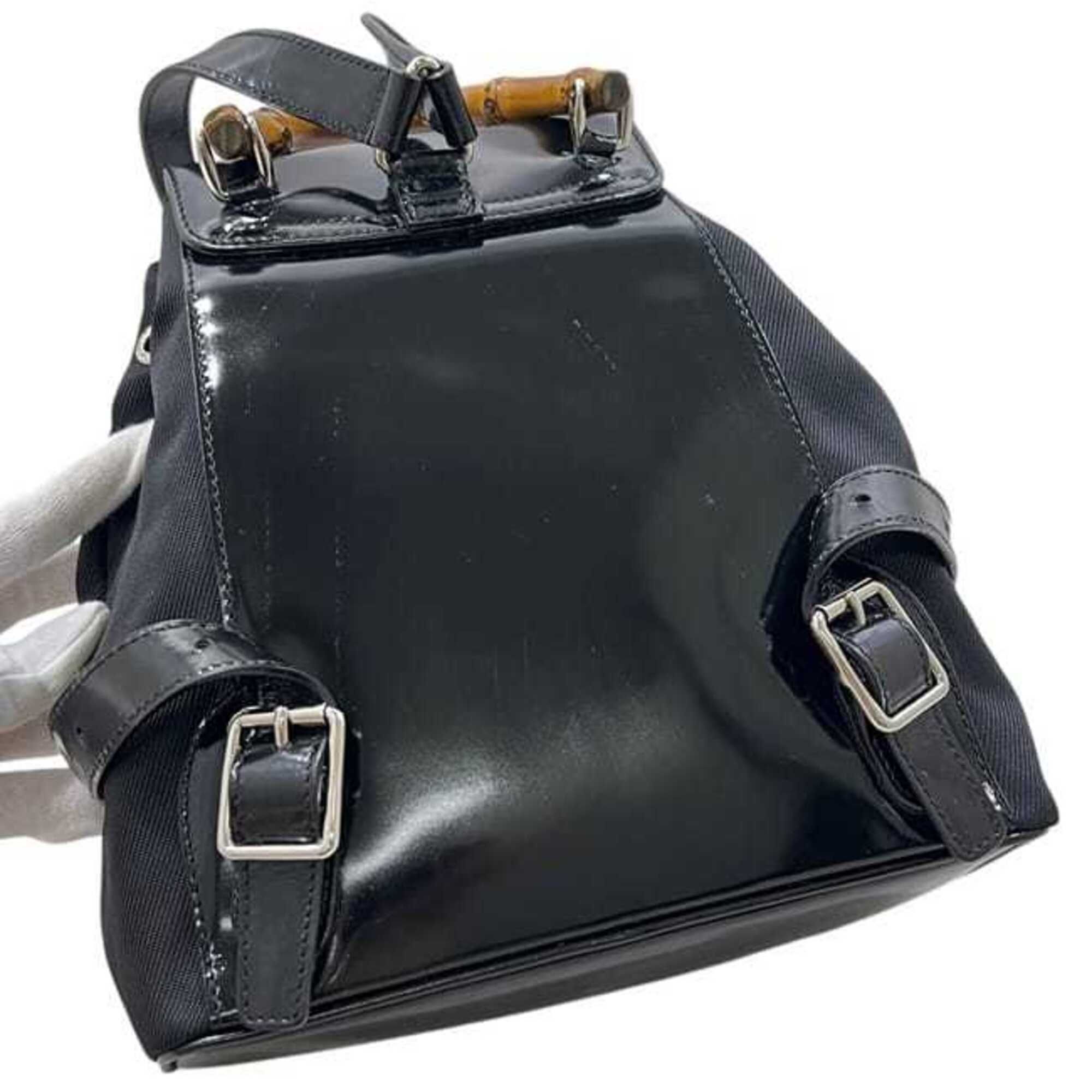 Nylon Leather Backpack (Pre-Owned) - Gucci - Modalova