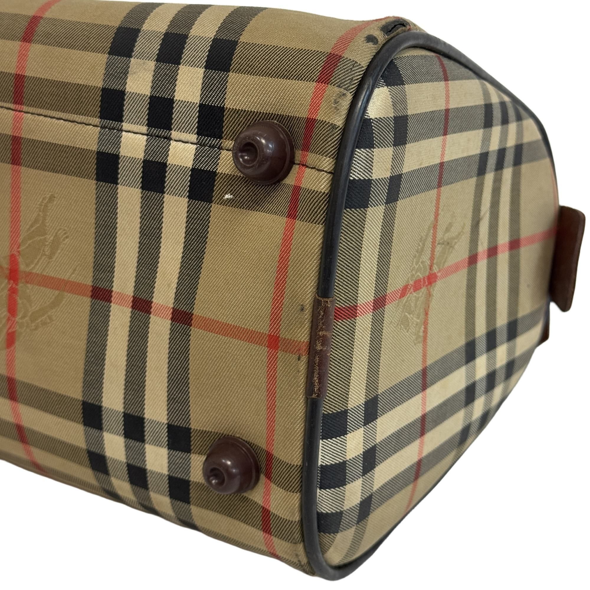 Canvas Boston Bag Handbag (Pre-Owned) - Burberry - Modalova