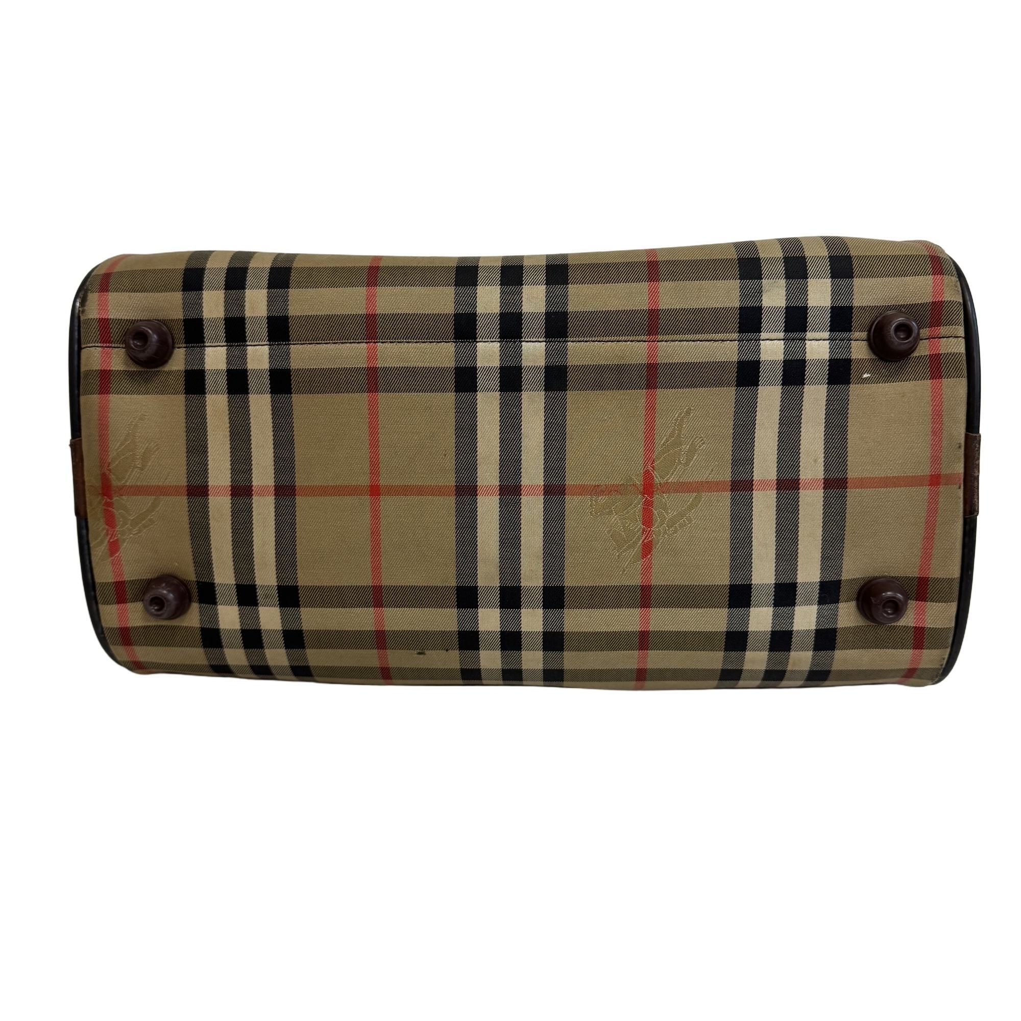 Canvas Boston Bag Handbag (Pre-Owned) - Burberry - Modalova