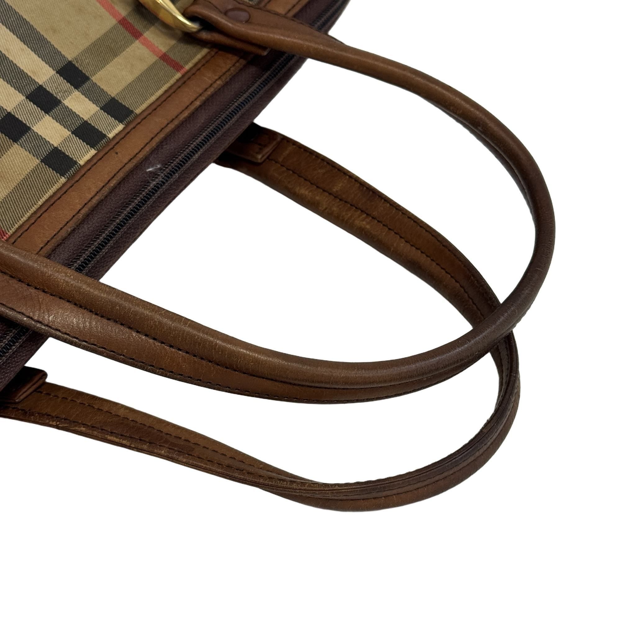 Canvas Boston Bag Handbag (Pre-Owned) - Burberry - Modalova