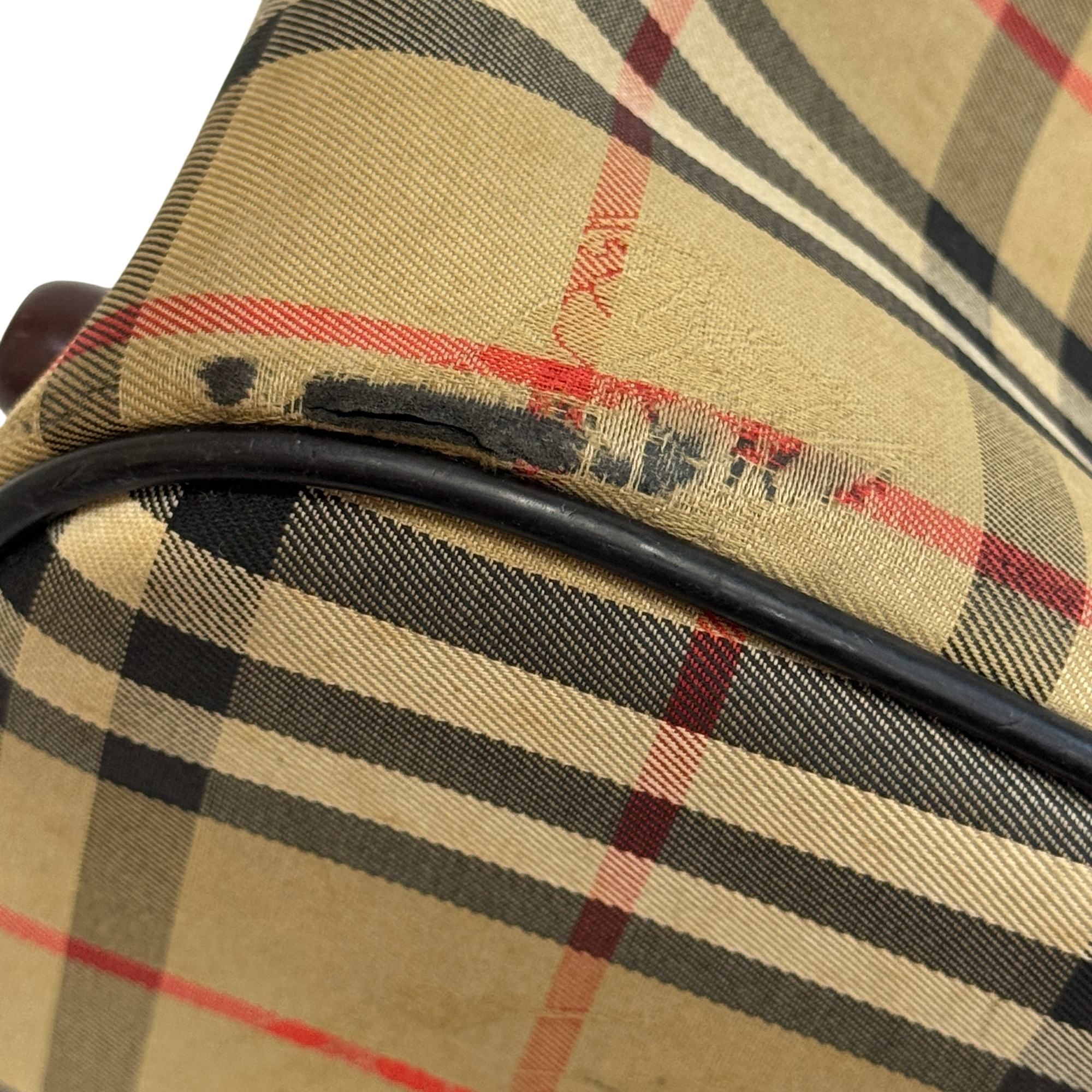 Canvas Boston Bag Handbag (Pre-Owned) - Burberry - Modalova