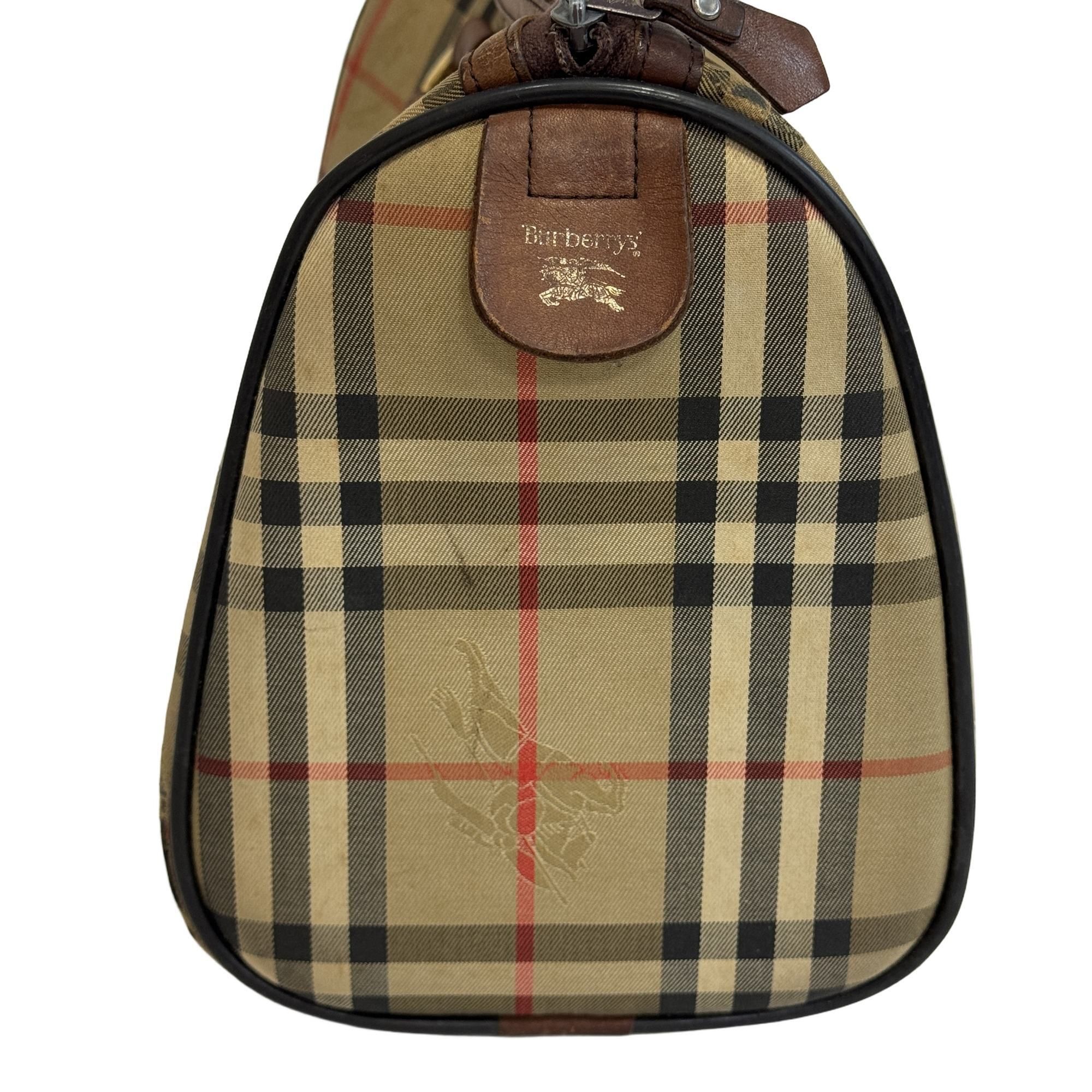 Canvas Boston Bag Handbag (Pre-Owned) - Burberry - Modalova