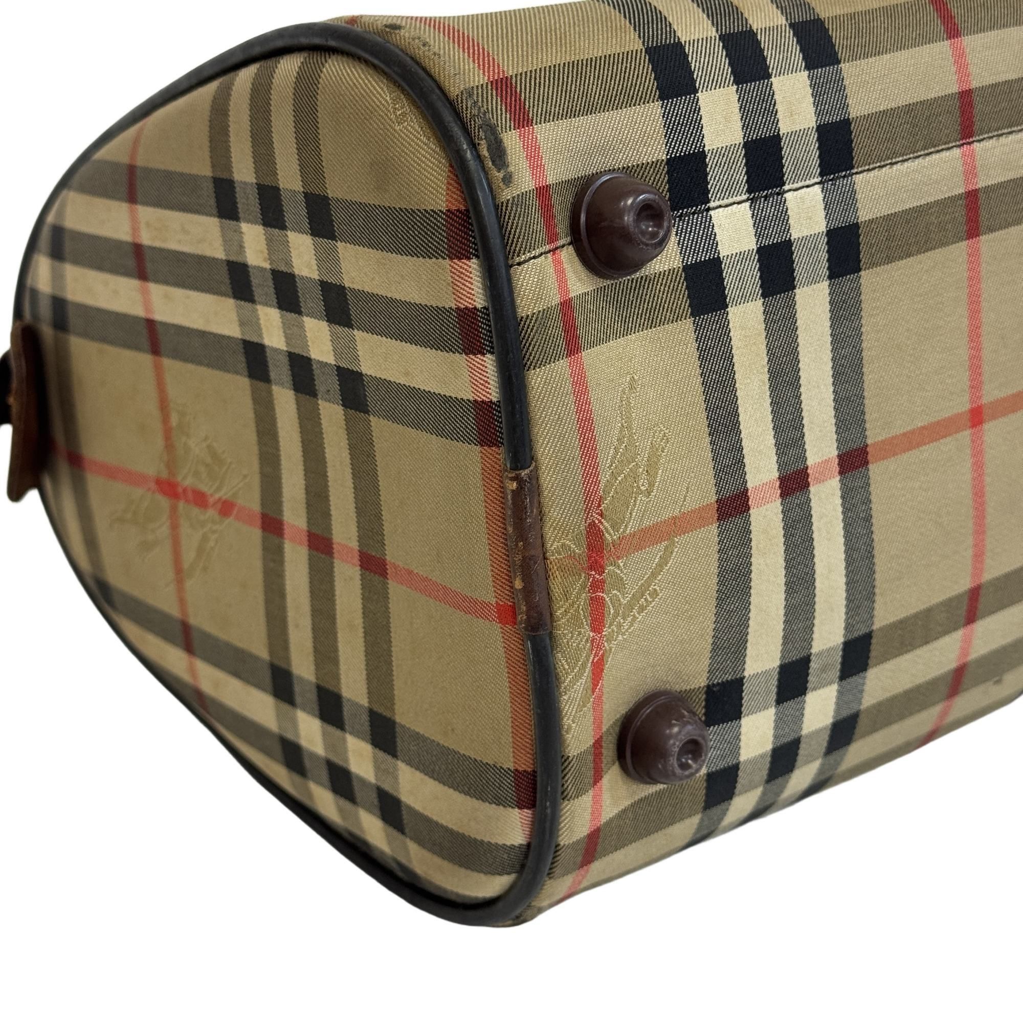 Canvas Boston Bag Handbag (Pre-Owned) - Burberry - Modalova
