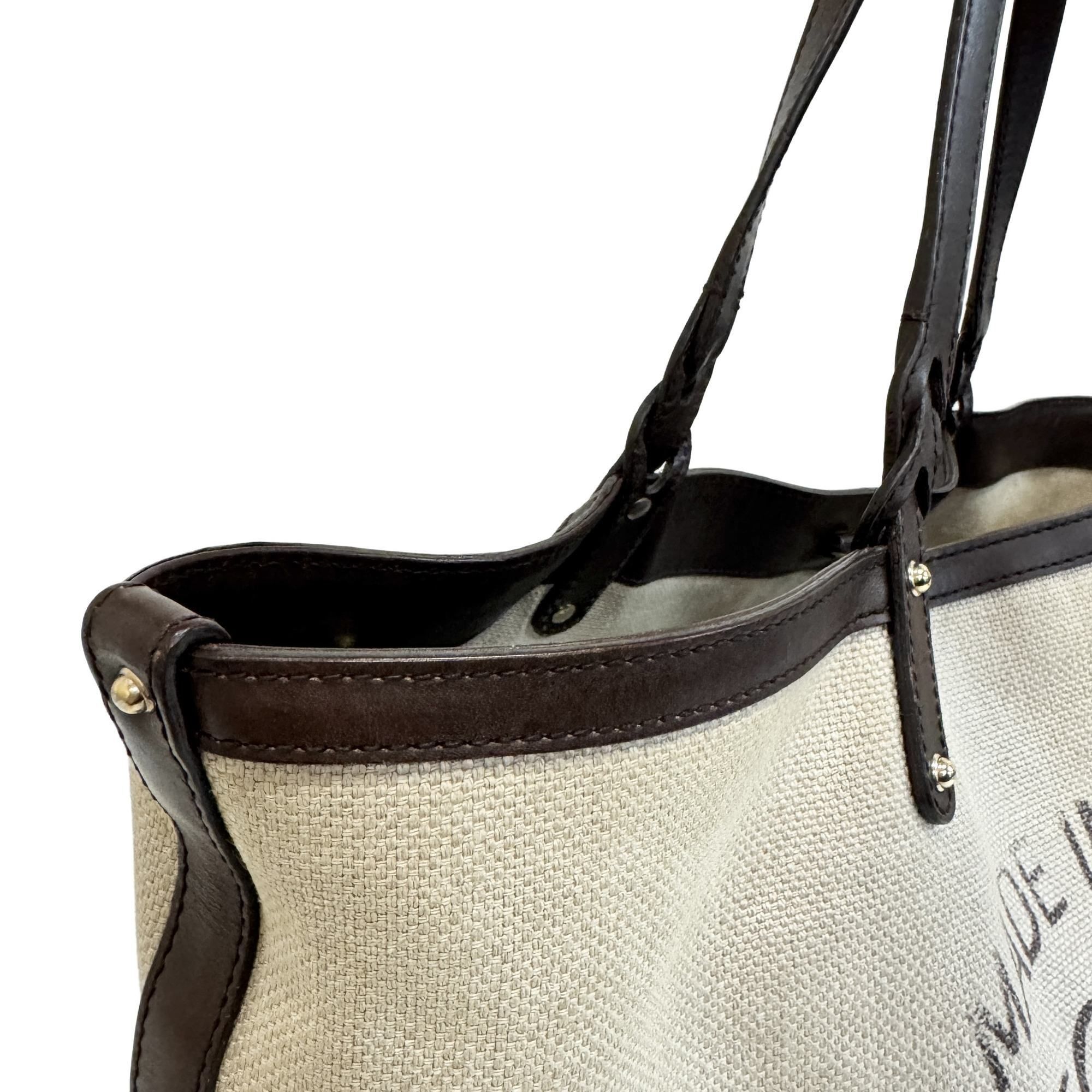 Canvas Leather Tote Bag (Pre-Owned) - Gucci - Modalova