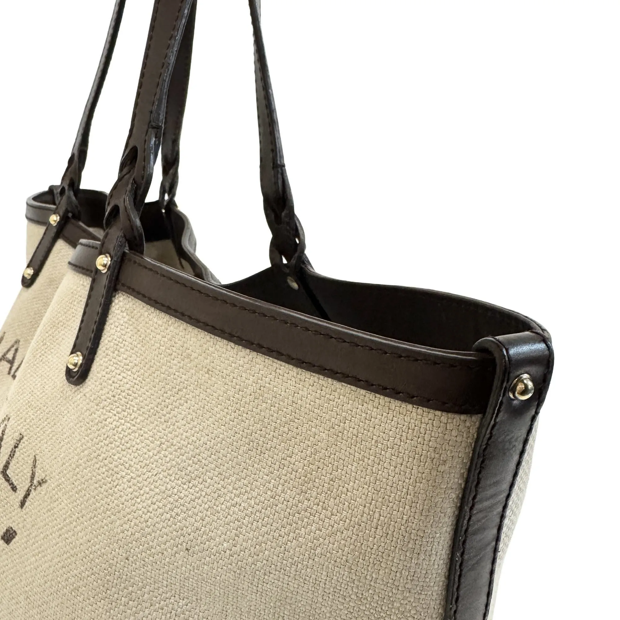 Canvas Leather Tote Bag (Pre-Owned) - Gucci - Modalova