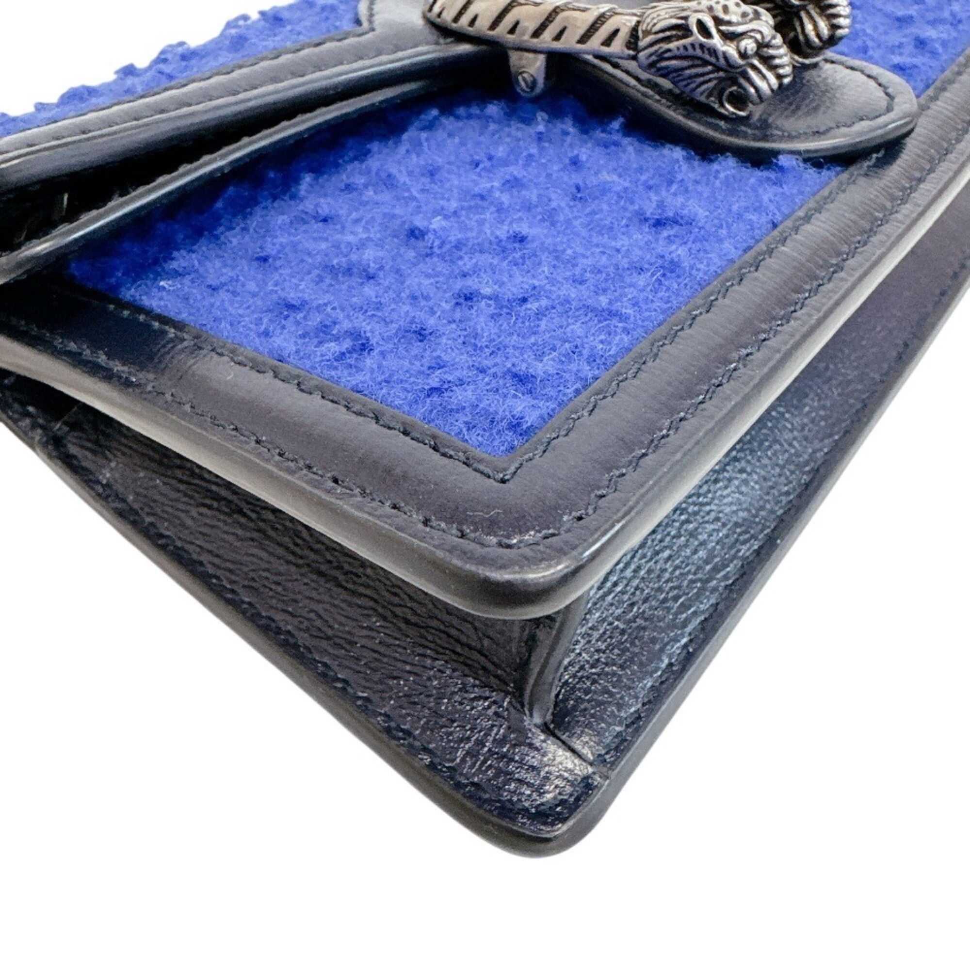Wool Leather Shoulder Bag (Pre-Owned) - Gucci - Modalova