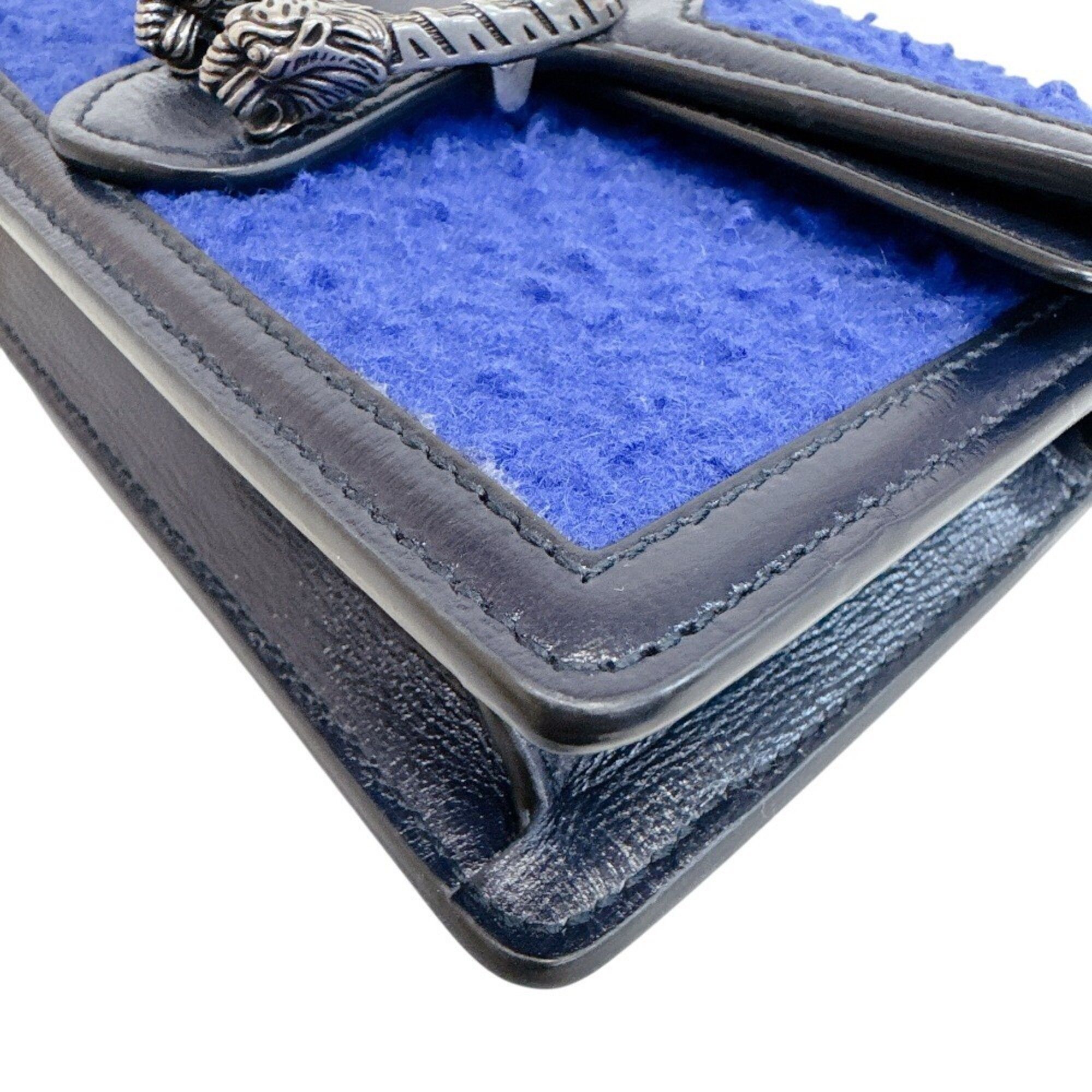 Wool Leather Shoulder Bag (Pre-Owned) - Gucci - Modalova
