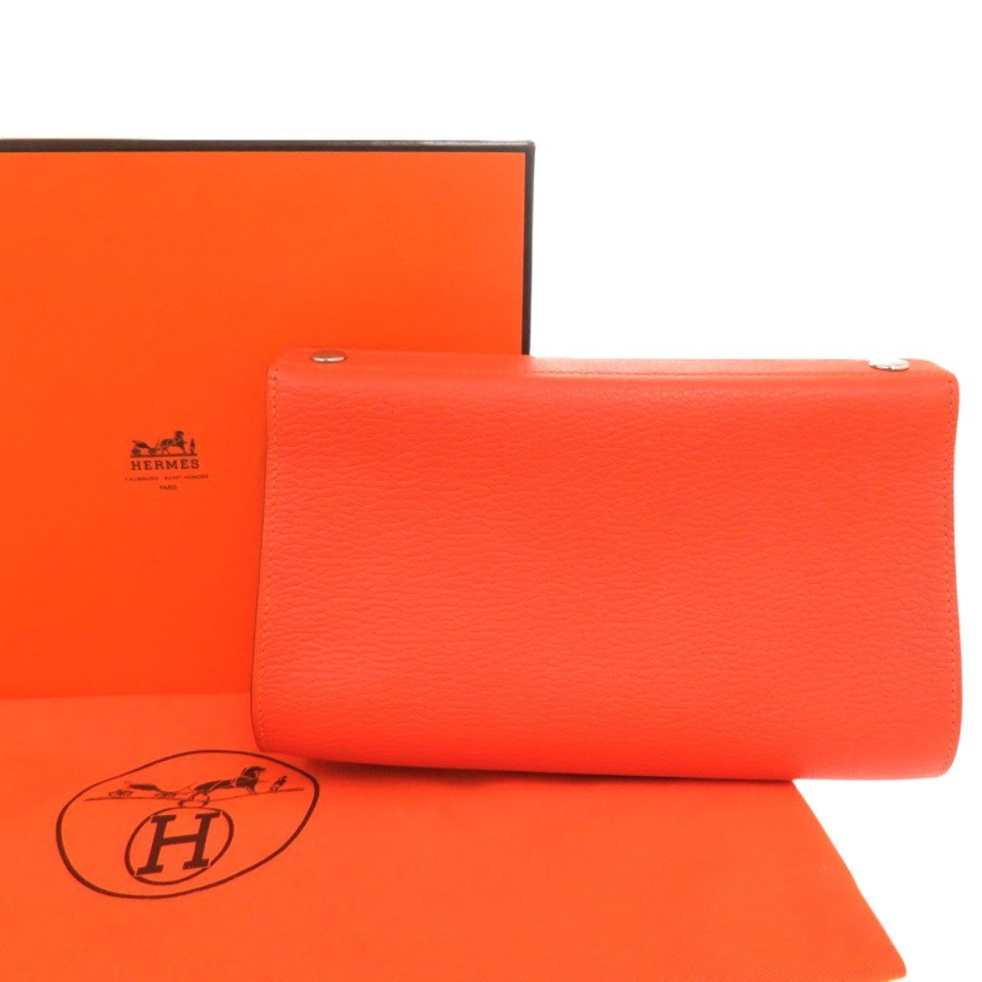 Chevre Leather Pouch (Pre-Owned) - Hermes - Modalova
