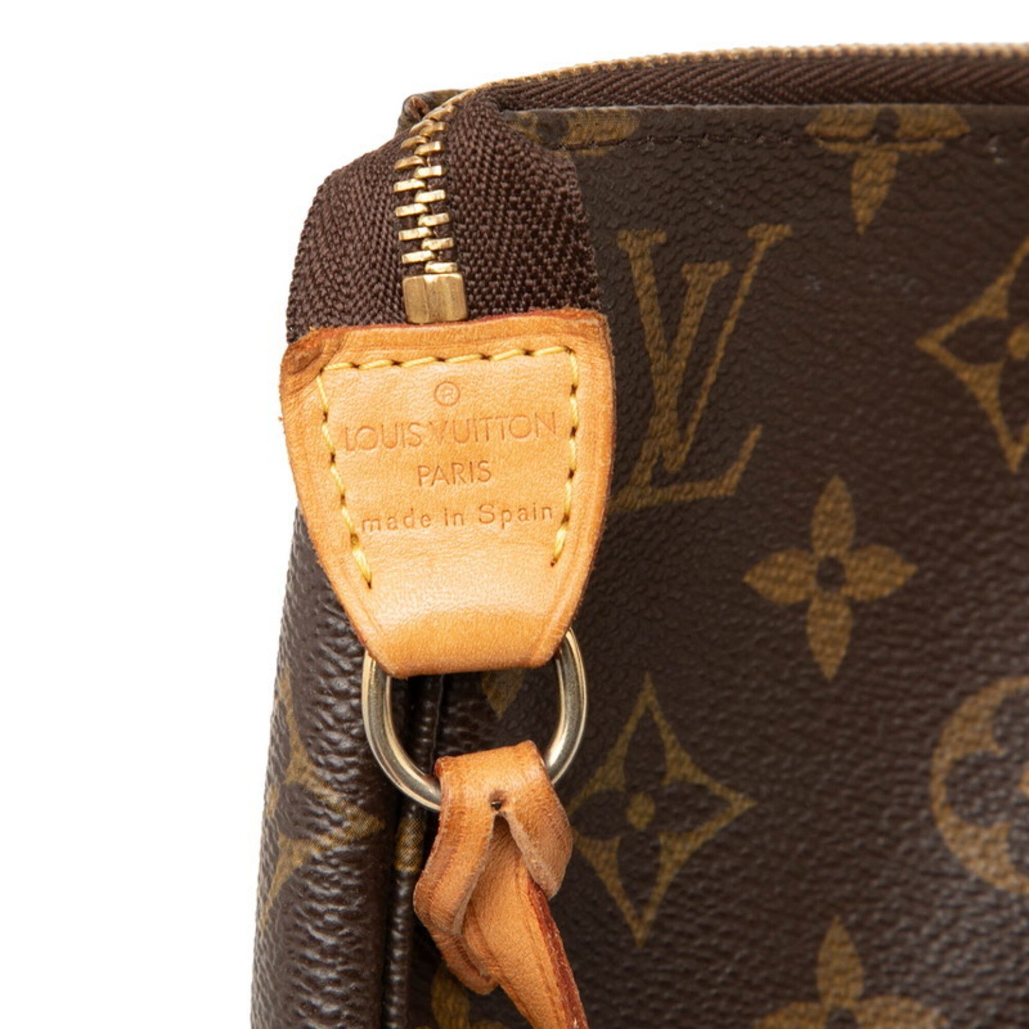 Monogram Pvc Leather Handbag Pochette Pouch (Pre-Owned) - Louis Vuitton - Modalova