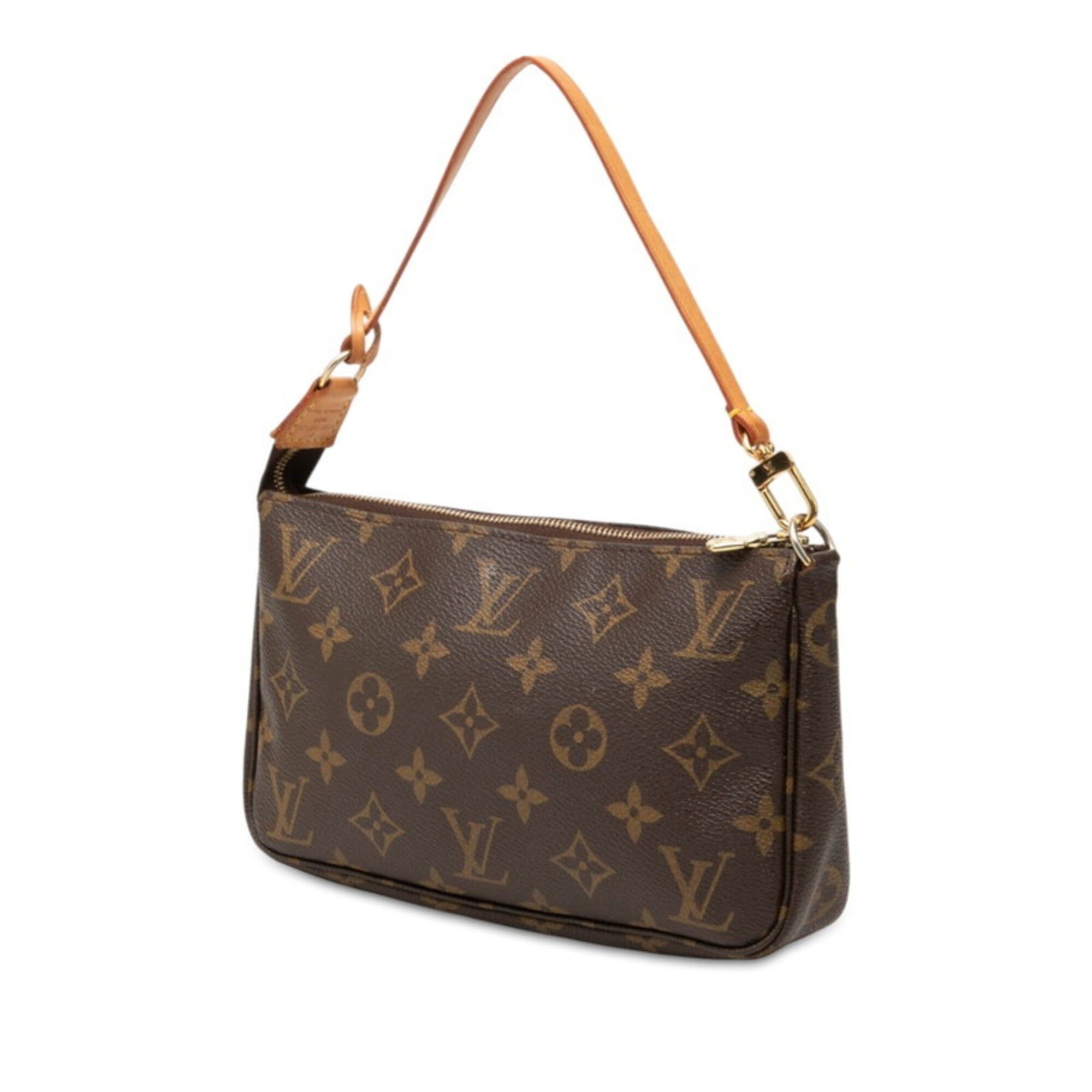 Monogram Pvc Leather Handbag Pochette Pouch (Pre-Owned) - Louis Vuitton - Modalova