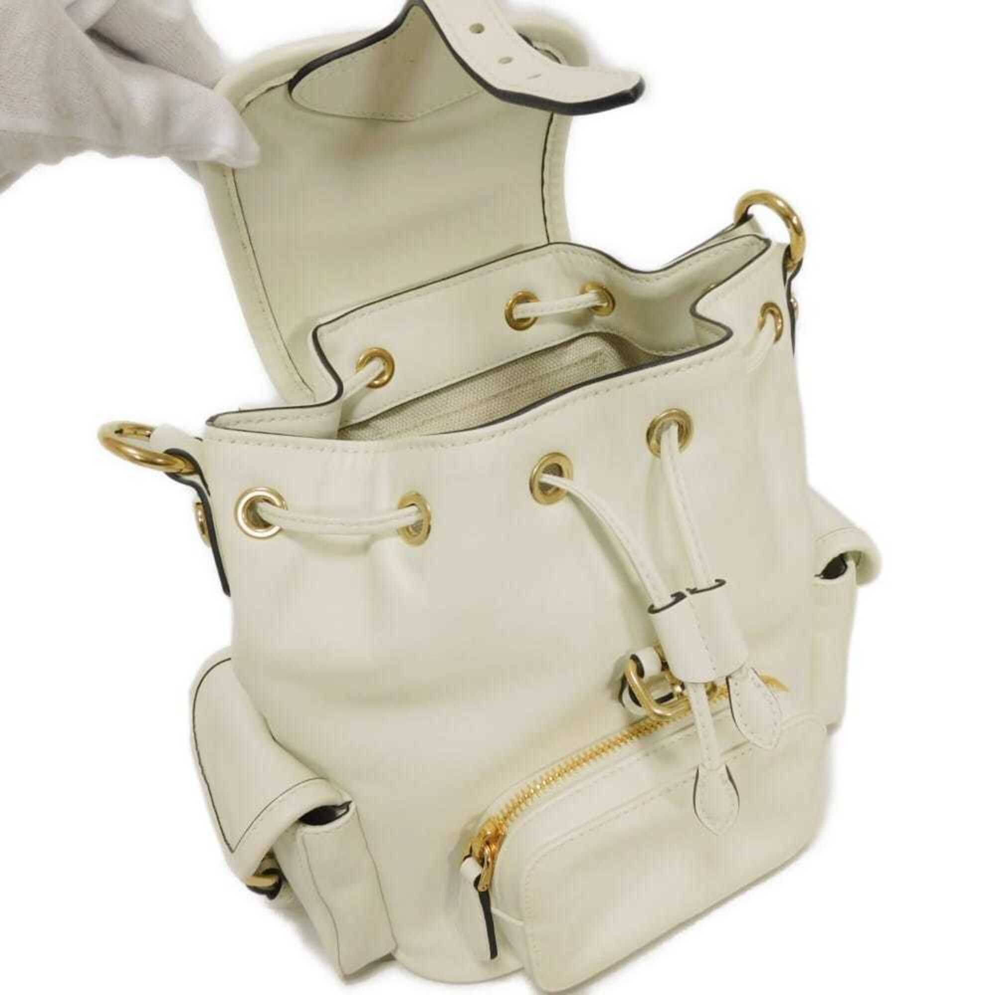 Leather Backpack (Pre-Owned) - Miu Miu - Modalova