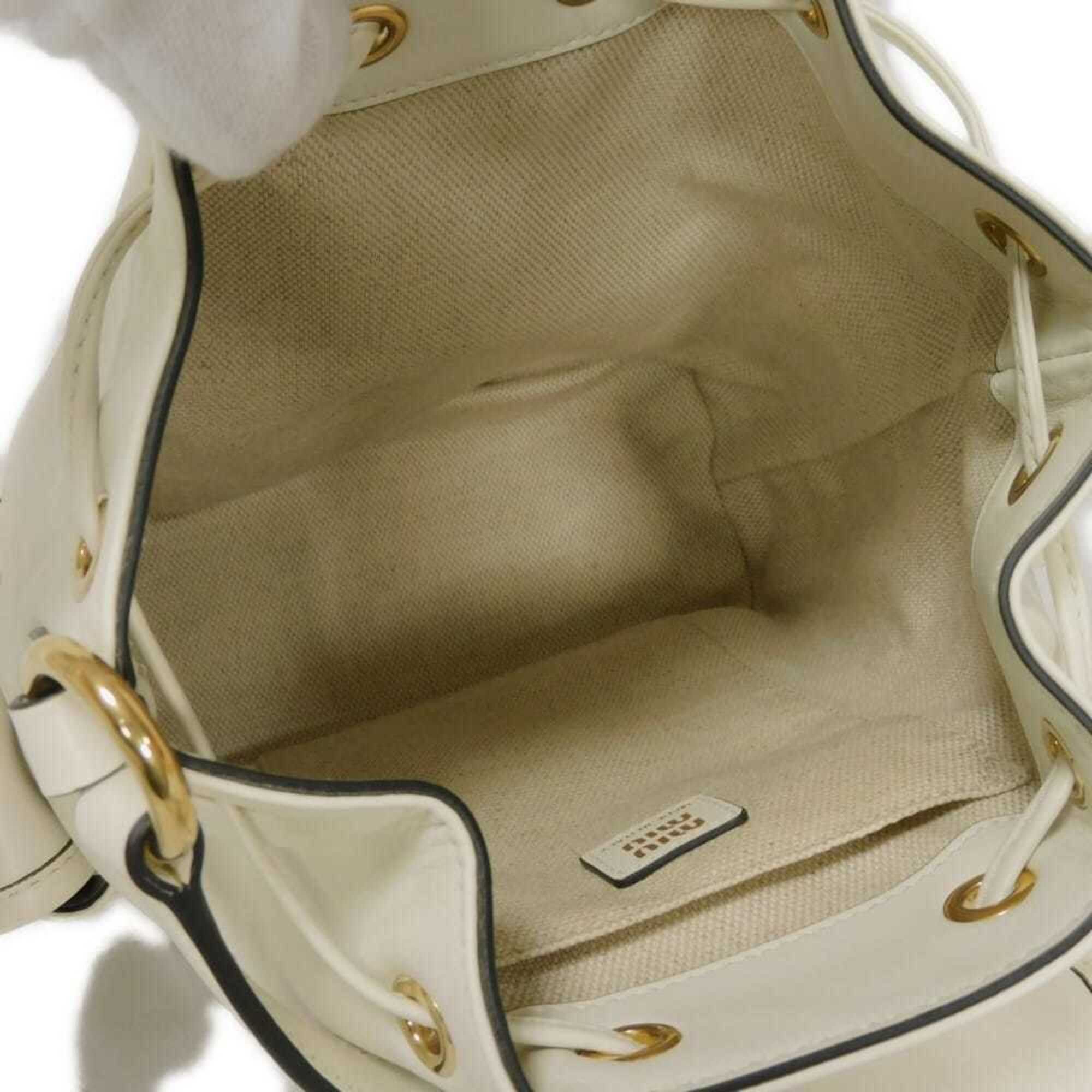 Leather Backpack (Pre-Owned) - Miu Miu - Modalova