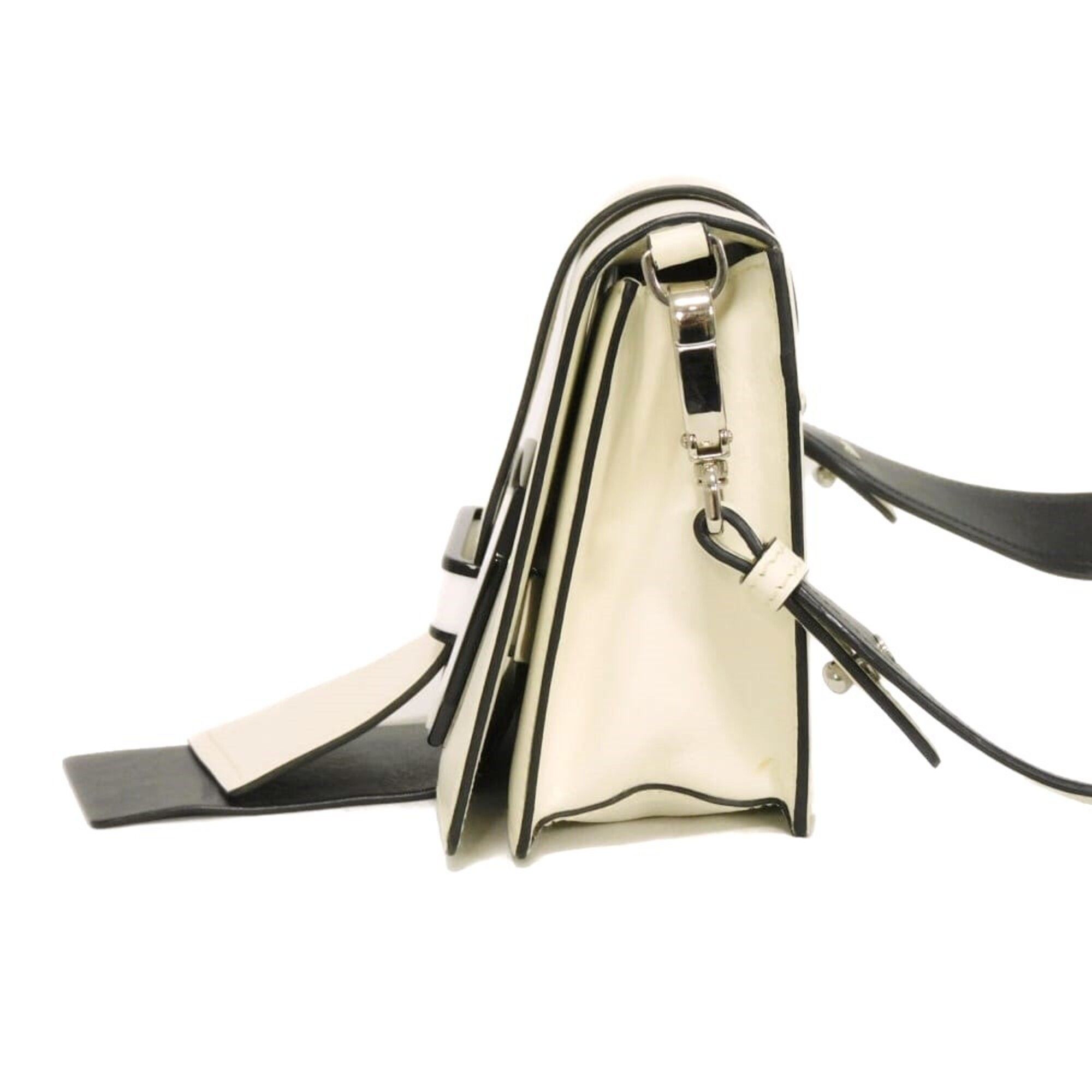 Leather Clutch Bag Shoulder Bag (Pre-Owned) - Prada - Modalova
