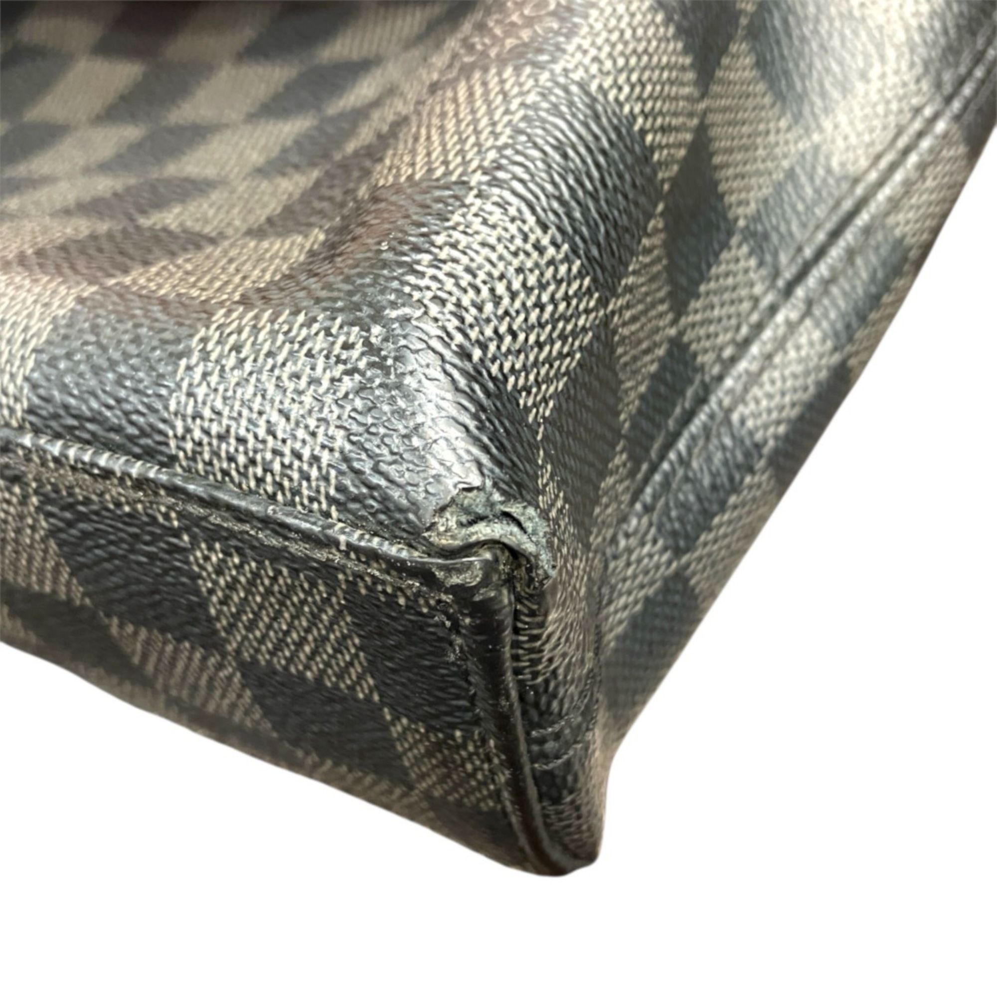 Damier Graphite Leather Briefcase (Pre-Owned) - Louis Vuitton - Modalova