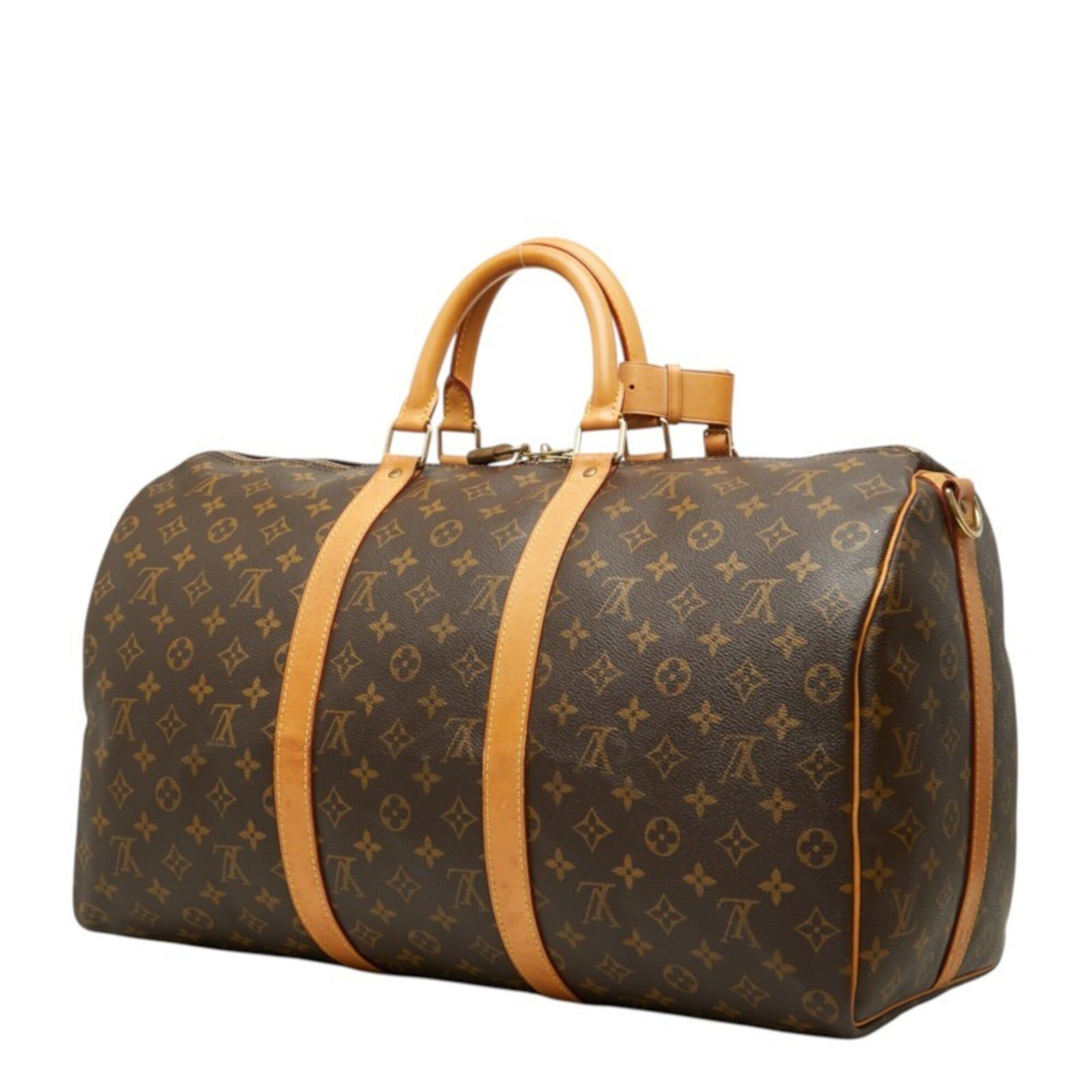 Monogram Pvc Leather Boston Bag Shoulder Bag (Pre-Owned) - Louis Vuitton - Modalova