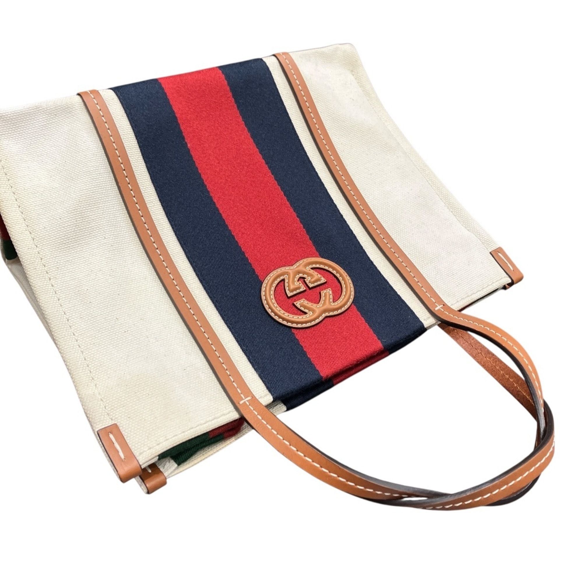 Canvas Handbag (Pre-Owned) - Gucci - Modalova