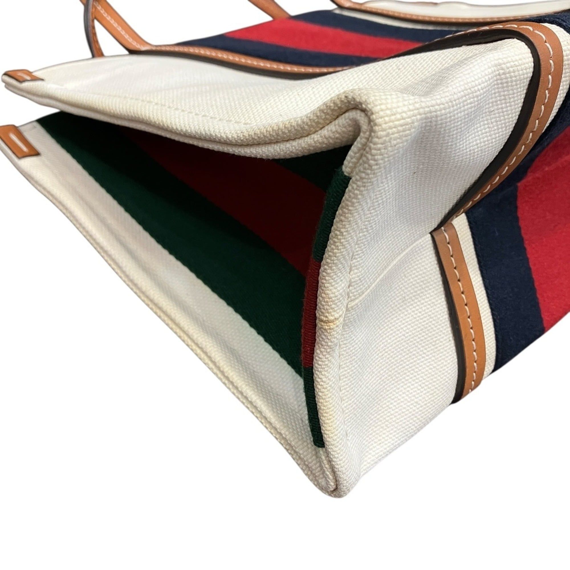 Canvas Handbag (Pre-Owned) - Gucci - Modalova