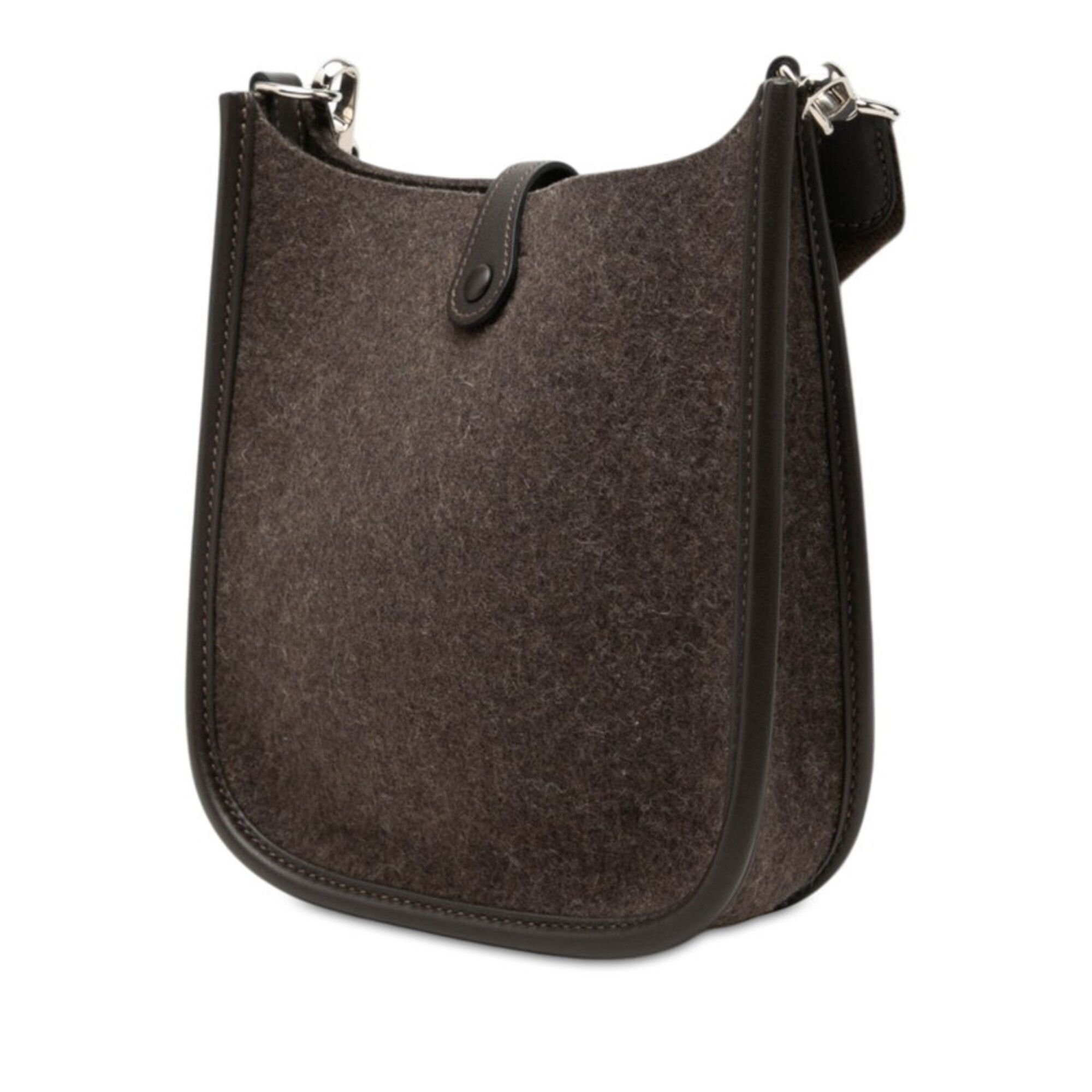 Felt Leather Pochette Shoulder Bag (Pre-Owned) - Hermes - Modalova