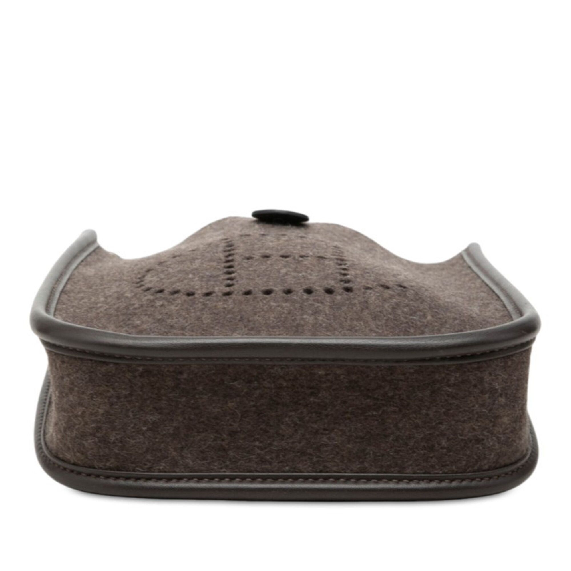 Felt Leather Pochette Shoulder Bag (Pre-Owned) - Hermes - Modalova