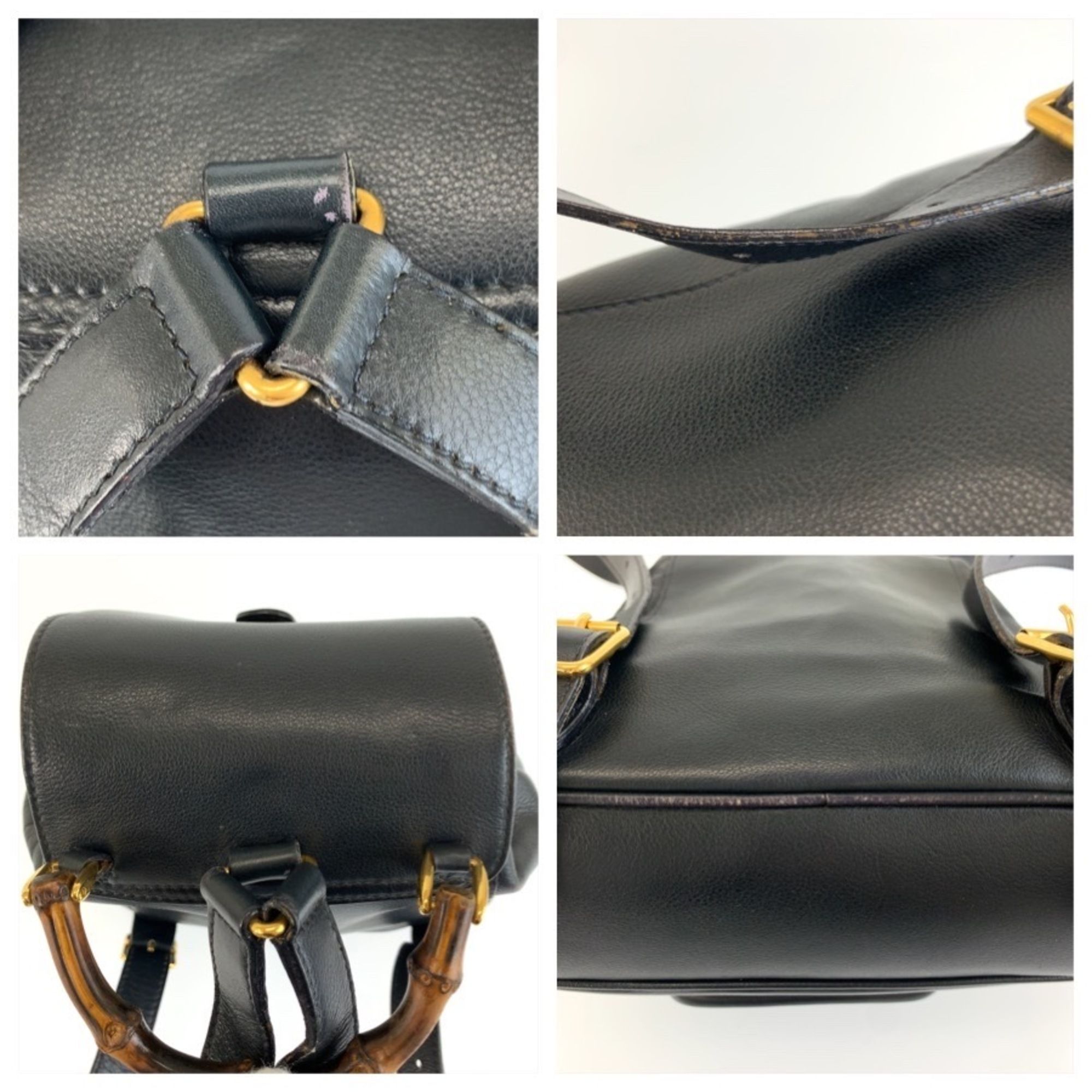 Leather Backpack (Pre-Owned) - Gucci - Modalova