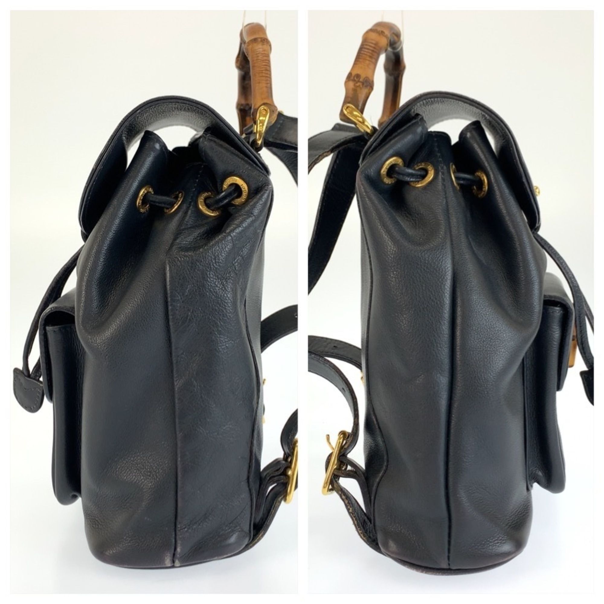 Leather Backpack (Pre-Owned) - Gucci - Modalova