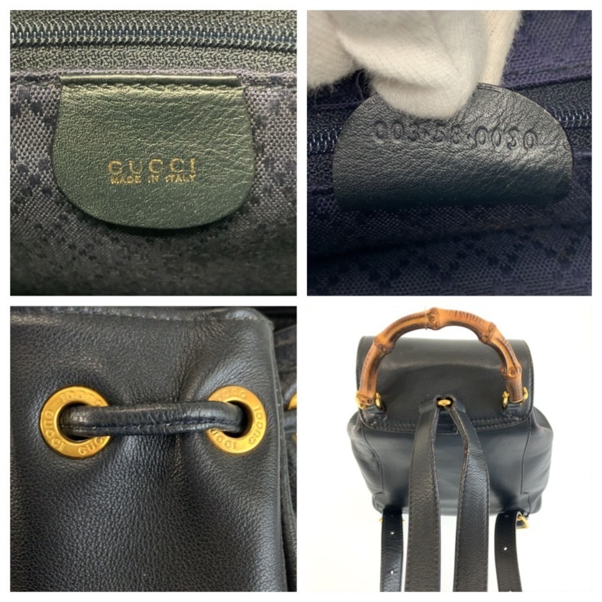 Leather Backpack (Pre-Owned) - Gucci - Modalova