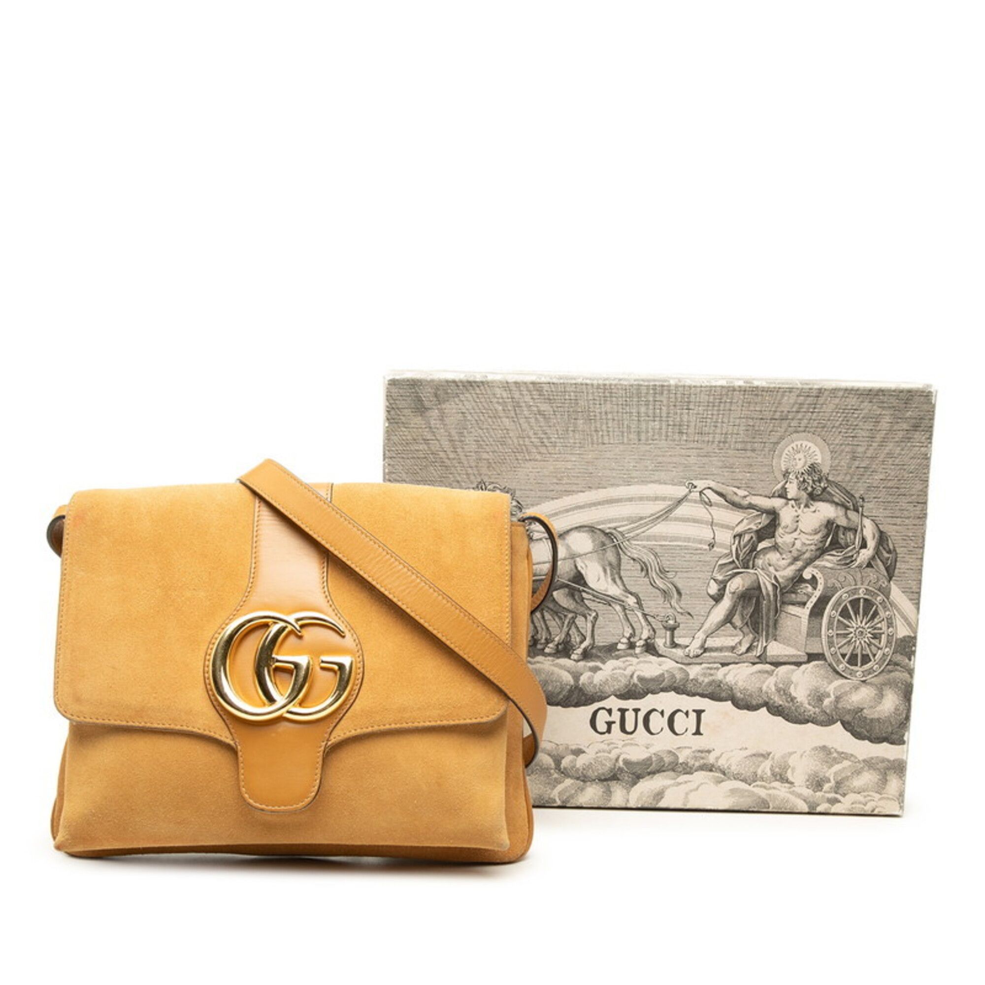 Suede Shoulder Bag (Pre-Owned) - Gucci - Modalova