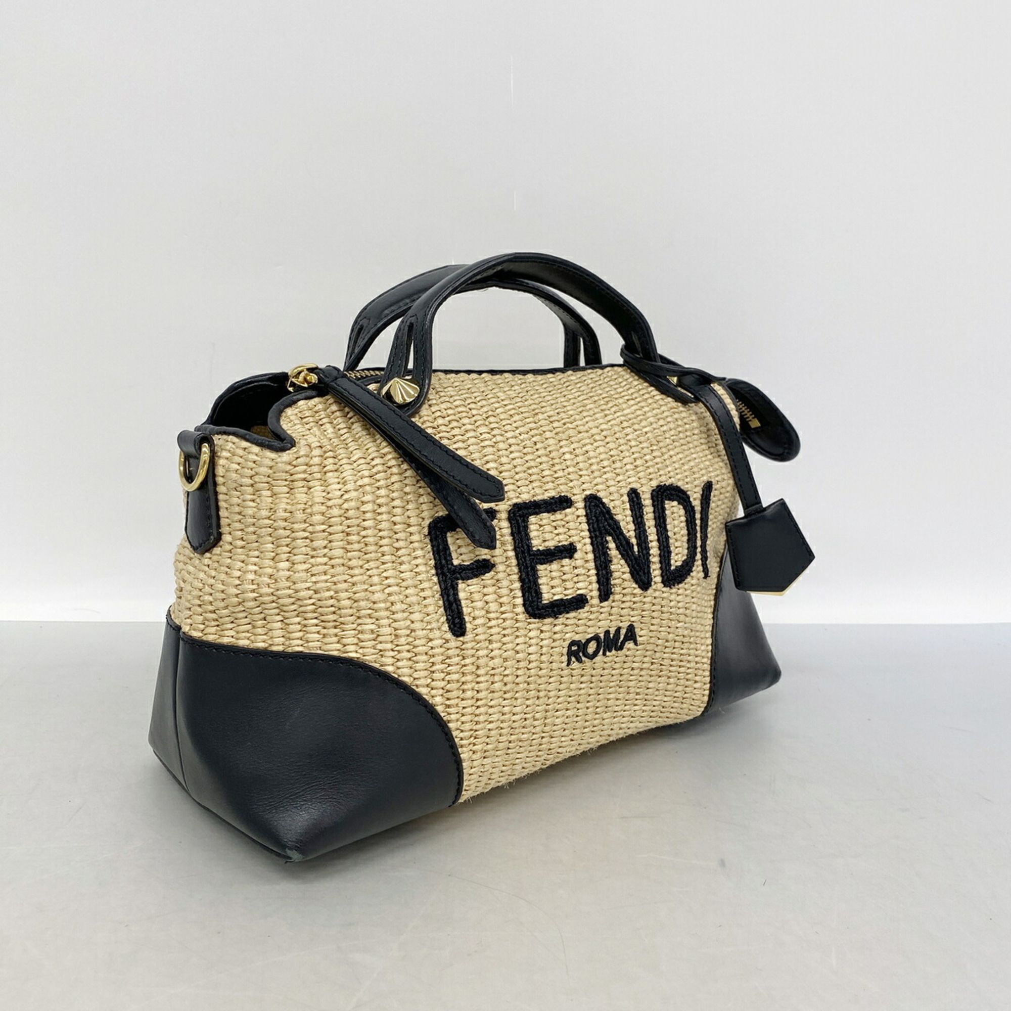 Raffia Handbag (Pre-Owned) - Fendi - Modalova