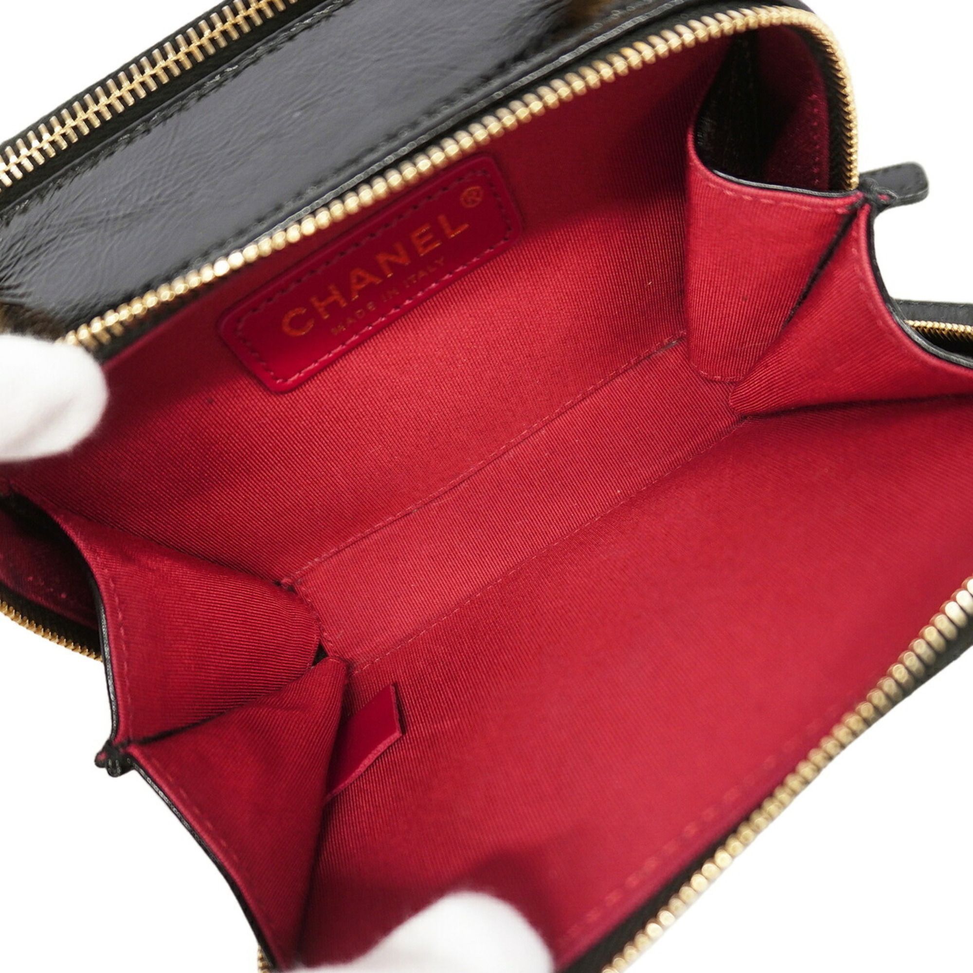 Leather Vanity Bag (Pre-Owned) - Chanel - Modalova