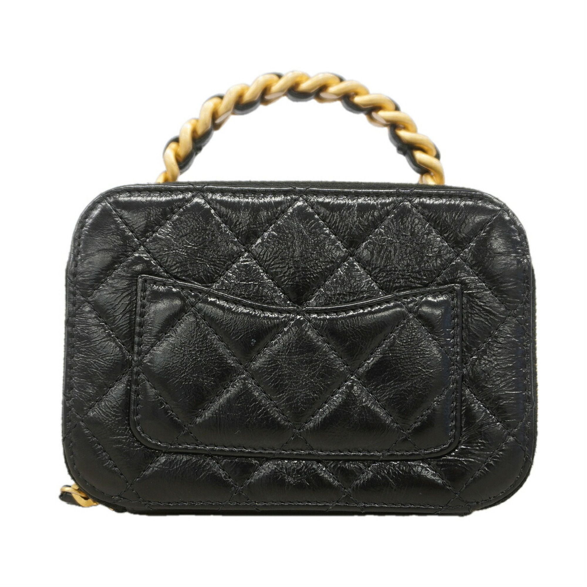 Leather Vanity Bag (Pre-Owned) - Chanel - Modalova