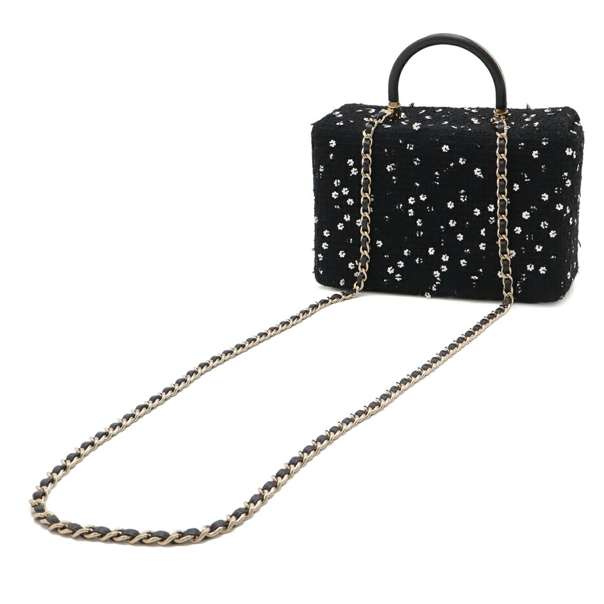 Tweed Spangles Handbag Shoulder Bag (Pre-Owned) - Chanel - Modalova