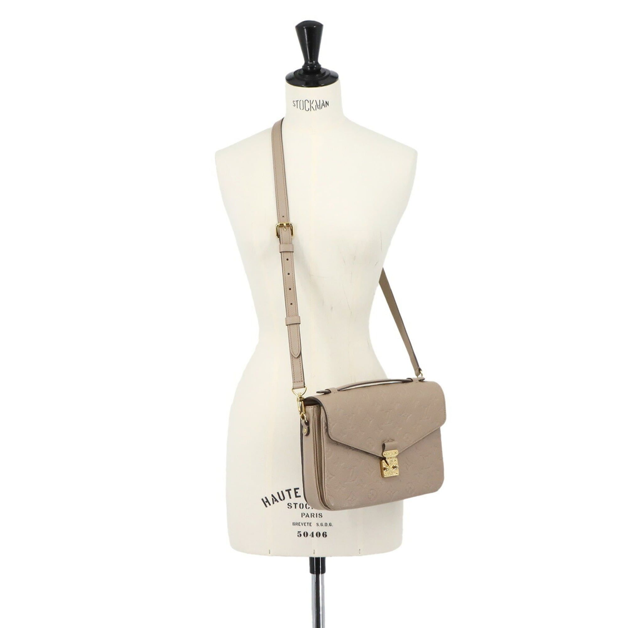 Monogram Empreinte Leather Handbag Pochette (Pre-Owned) - Louis Vuitton - Modalova