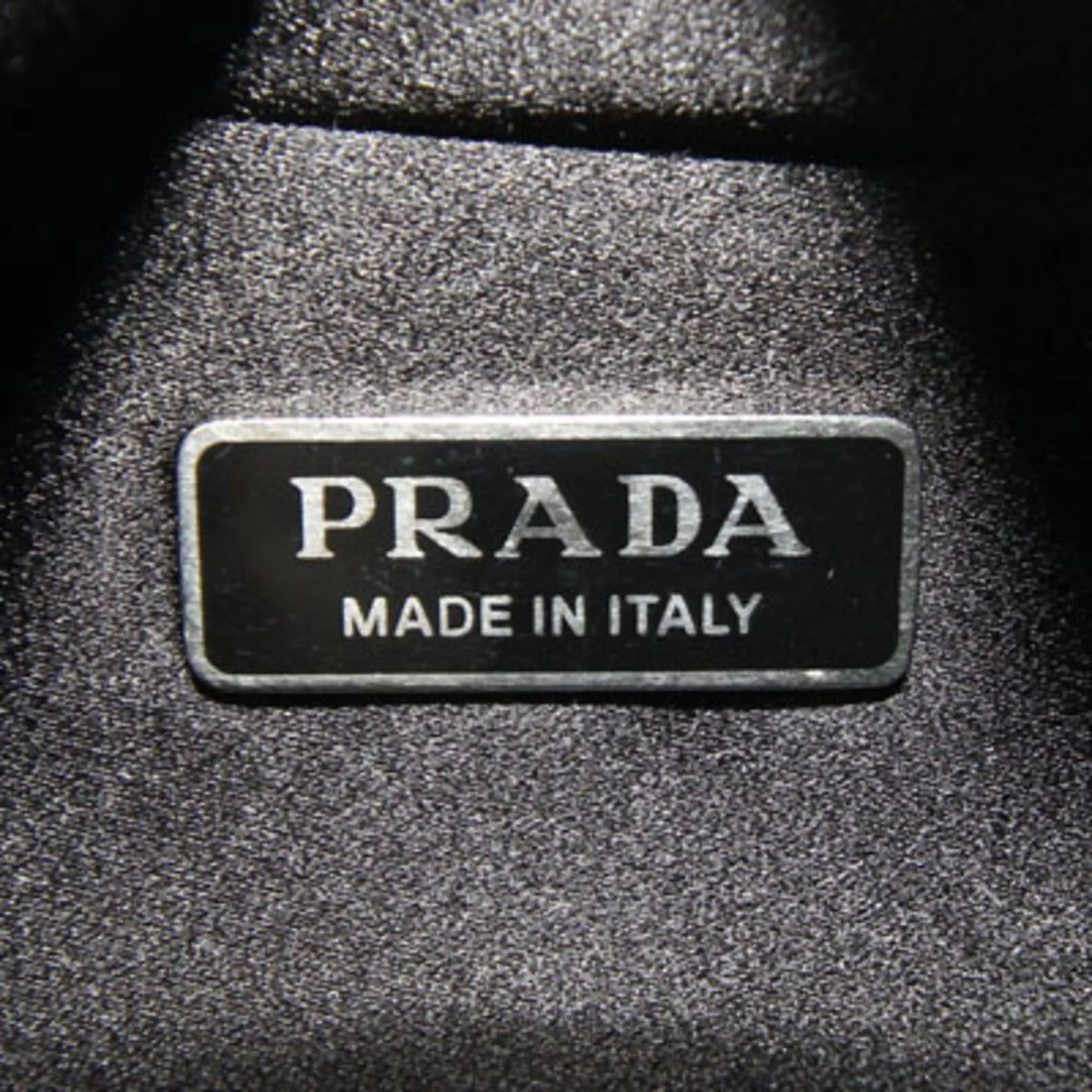 Satin Leather Handbag Shoulder Bag (Pre-Owned) - Prada - Modalova