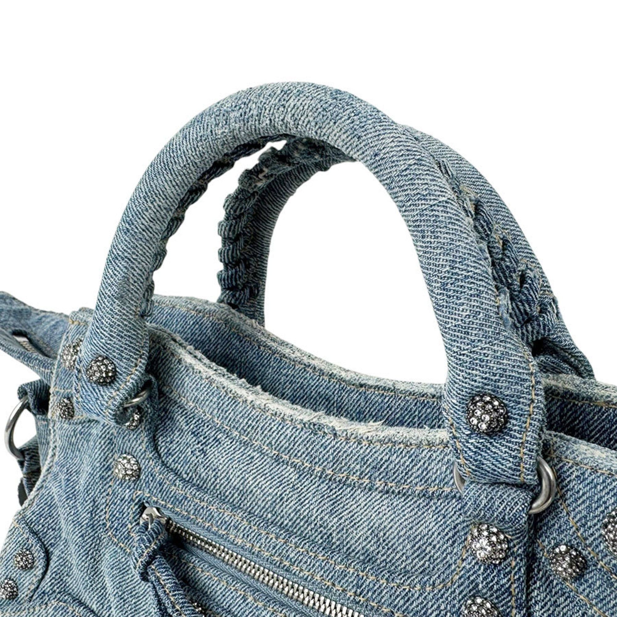 Denim Handbag Shoulder Bag (Pre-Owned) - Balenciaga - Modalova