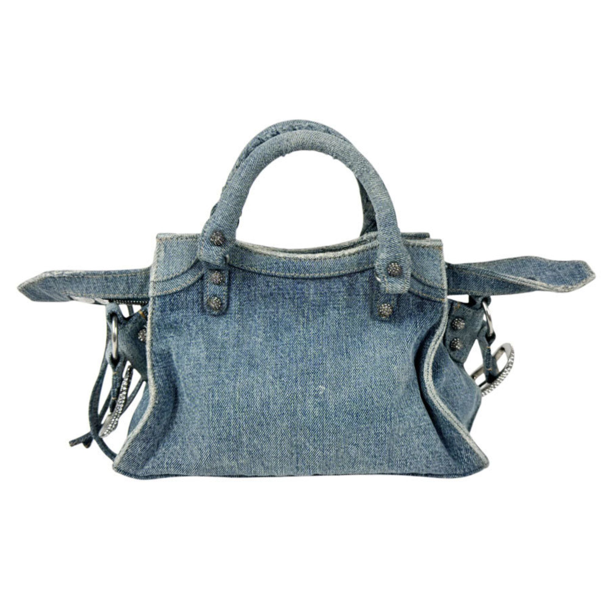 Denim Handbag Shoulder Bag (Pre-Owned) - Balenciaga - Modalova