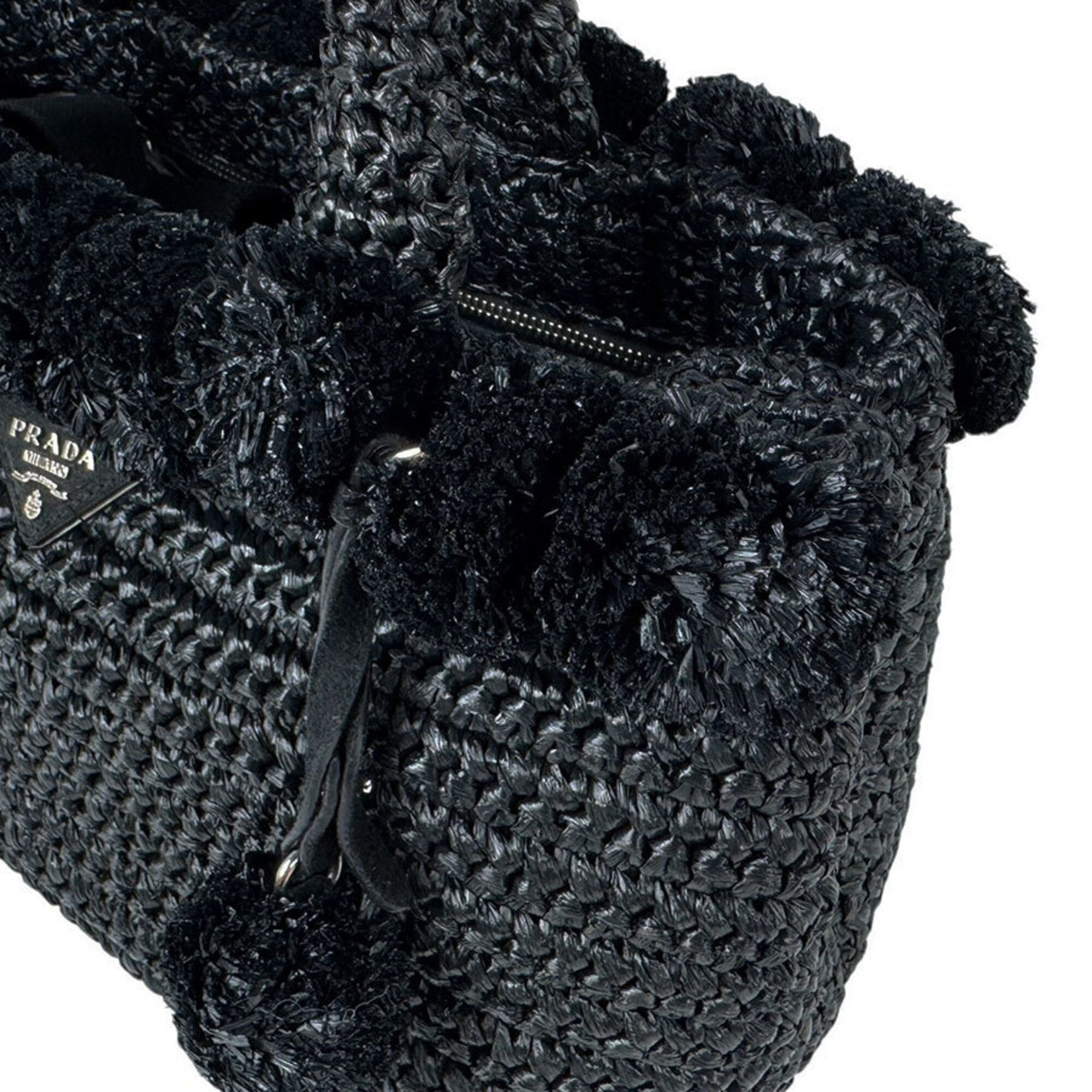 Raffia Handbag Shoulder Bag (Pre-Owned) - Prada - Modalova